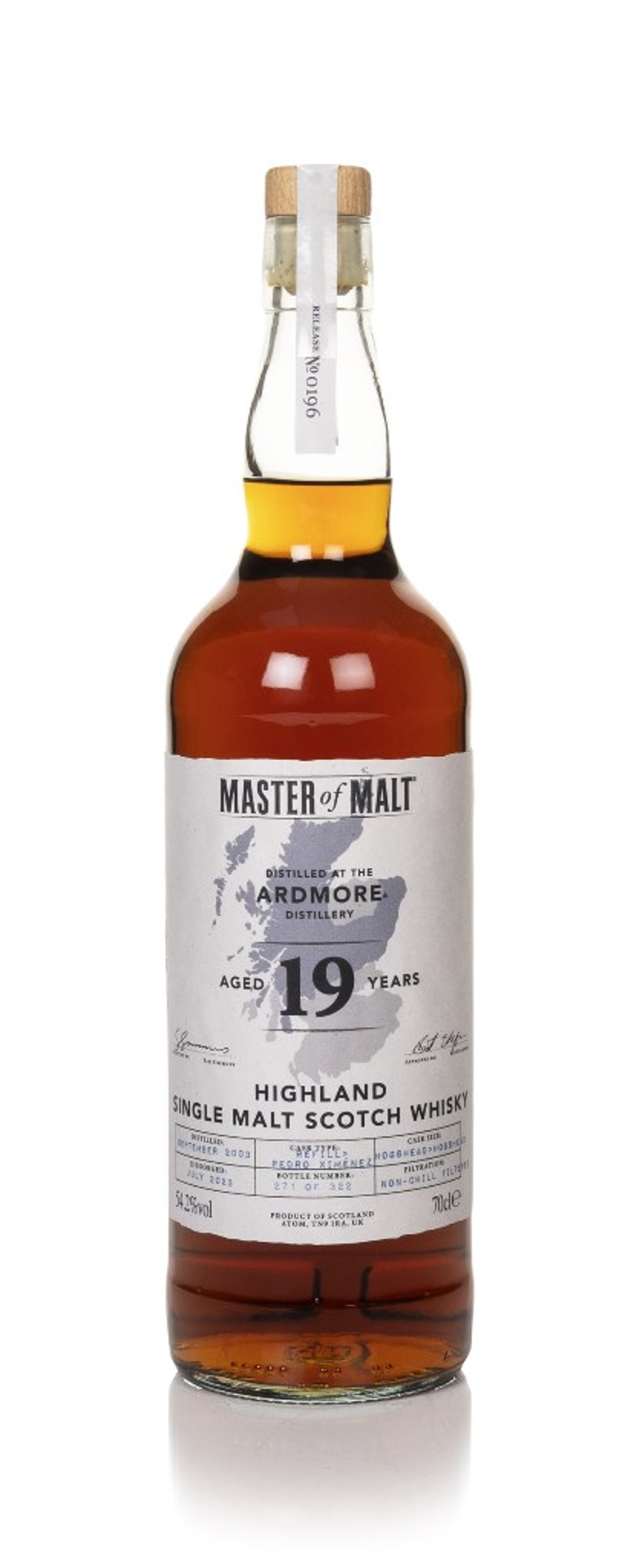 Ardmore 19 Year Old 2003 (Master of Malt) 70cl