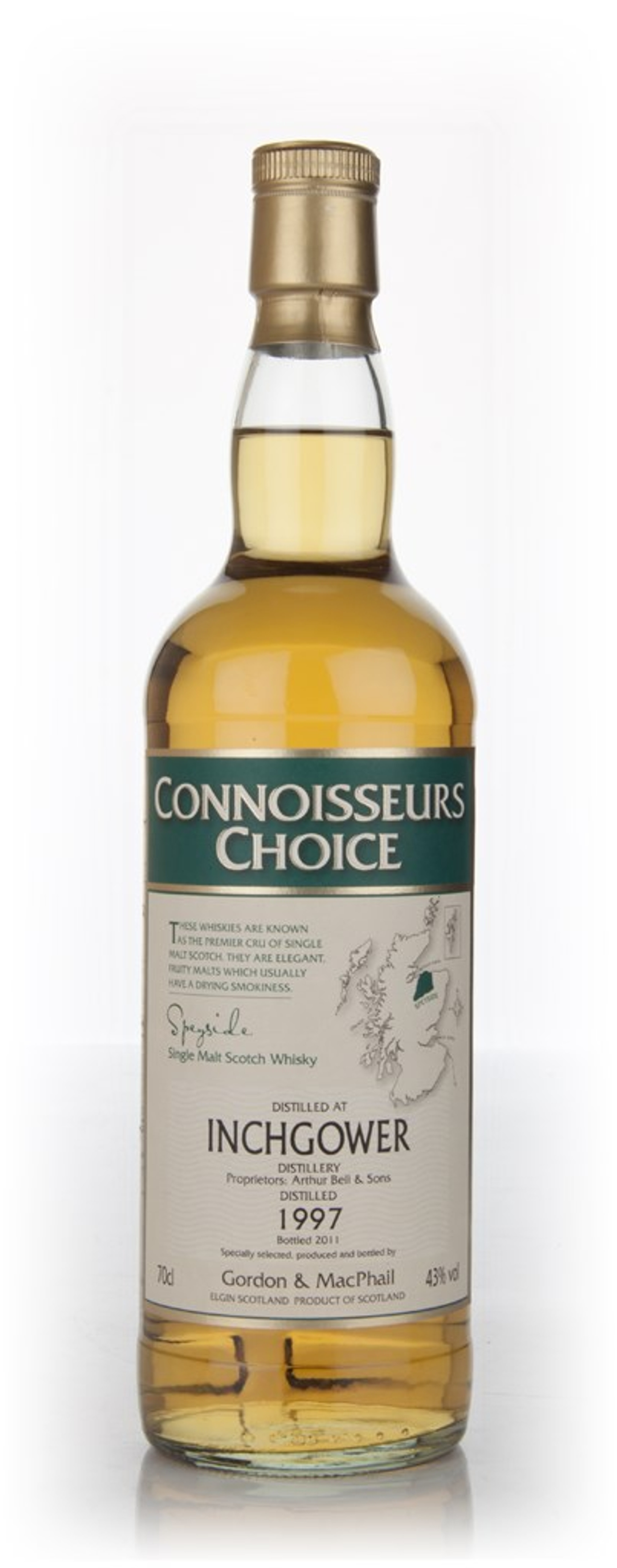 Inchgower 1997 (bottled 2011) - Connoisseurs Choice (Gordon & MacPhail) 70cl