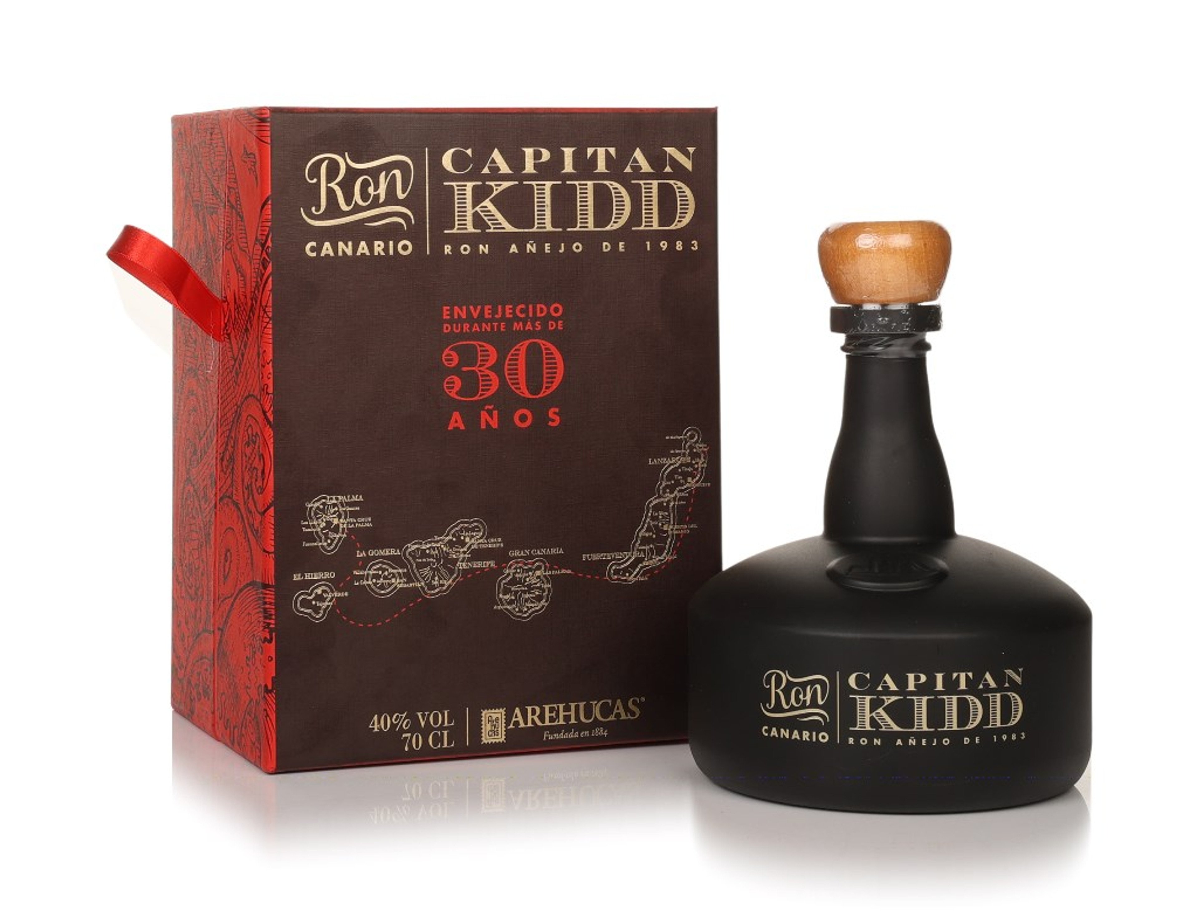 Arehucas Capitan Kidd 30 Year Old 70cl