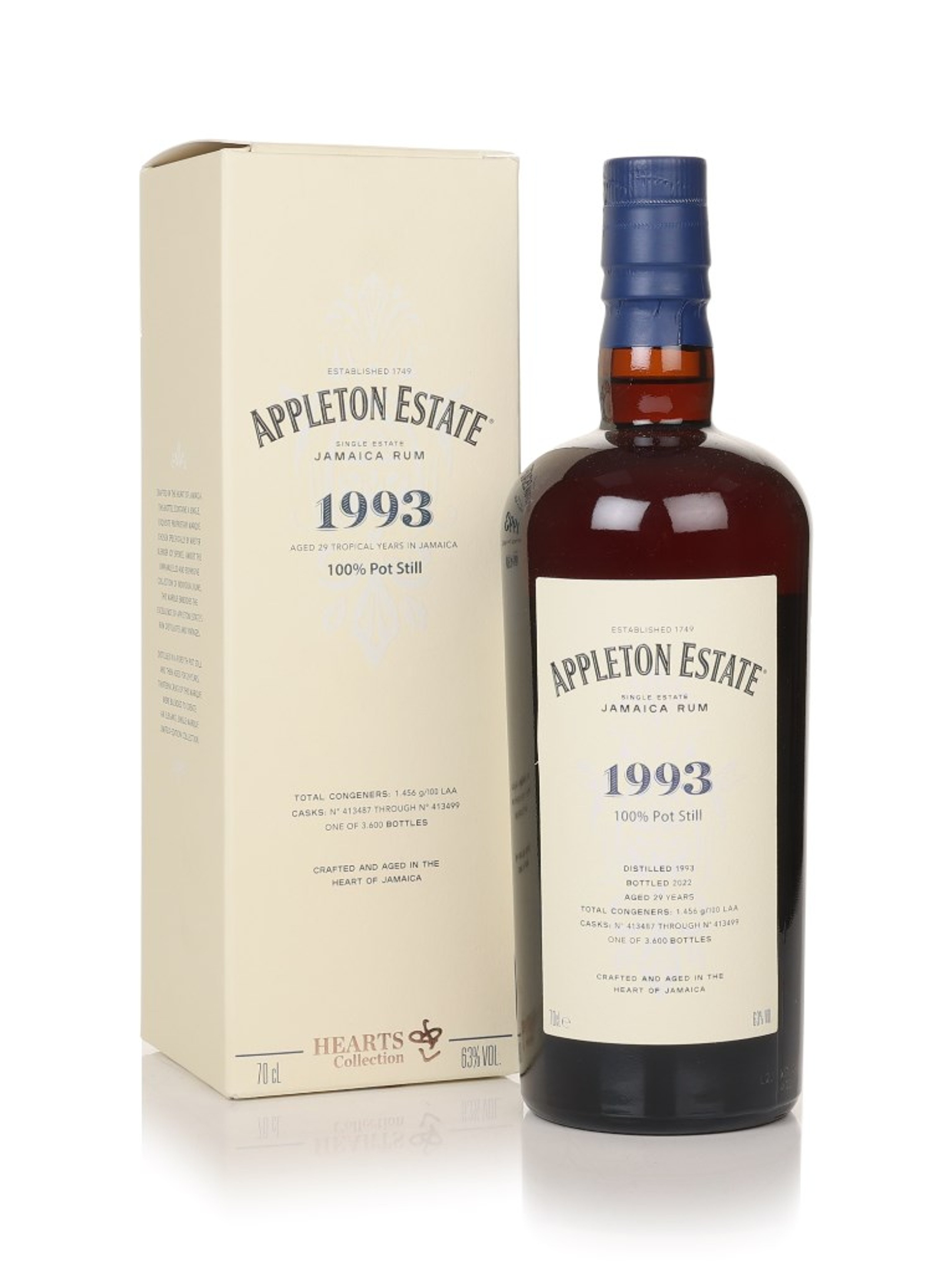 Appleton Estate 29 Year Old 1993 - Hearts Collection 70cl