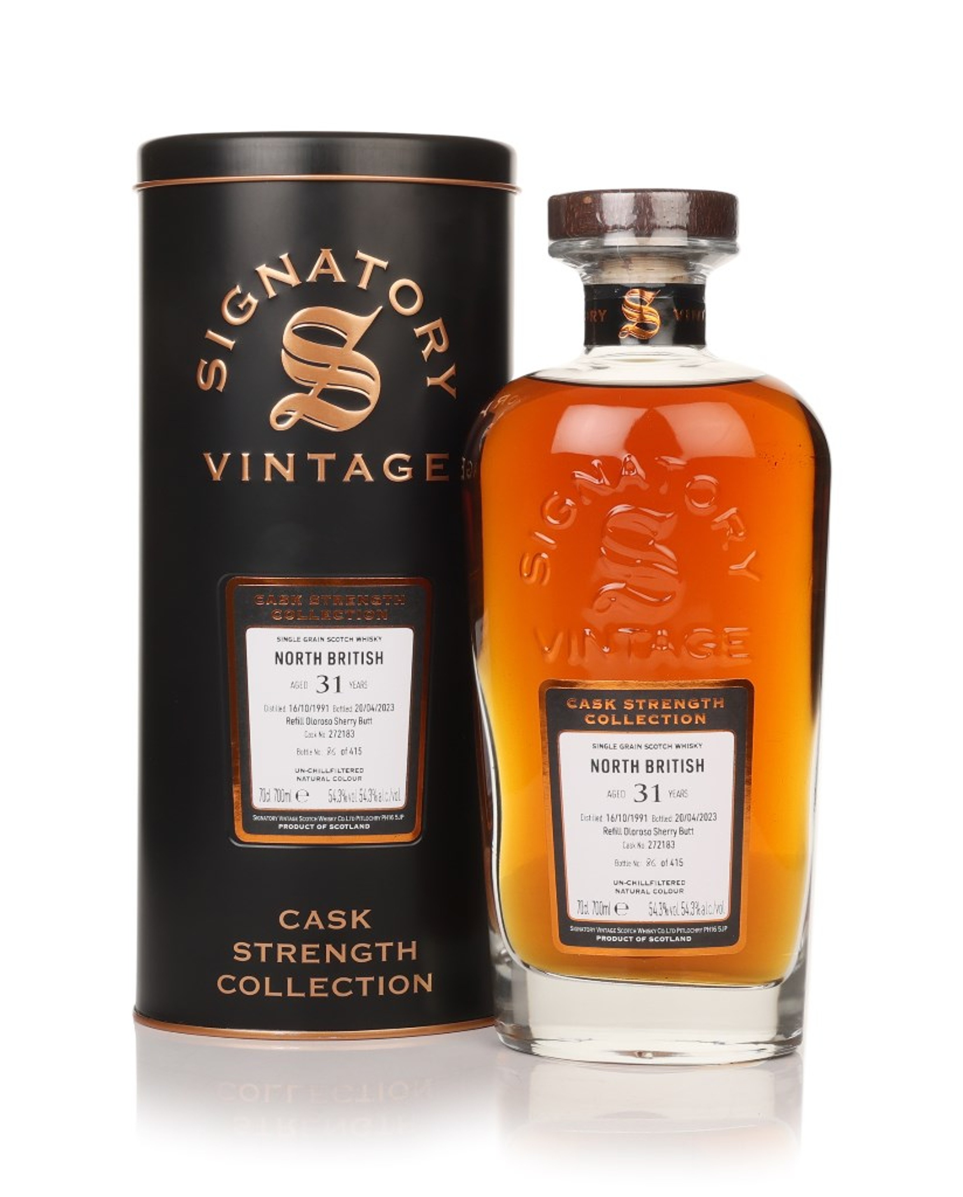 North British 31 Year Old 1991 (cask 272183) - Cask Strength Collection (Signatory) 70cl