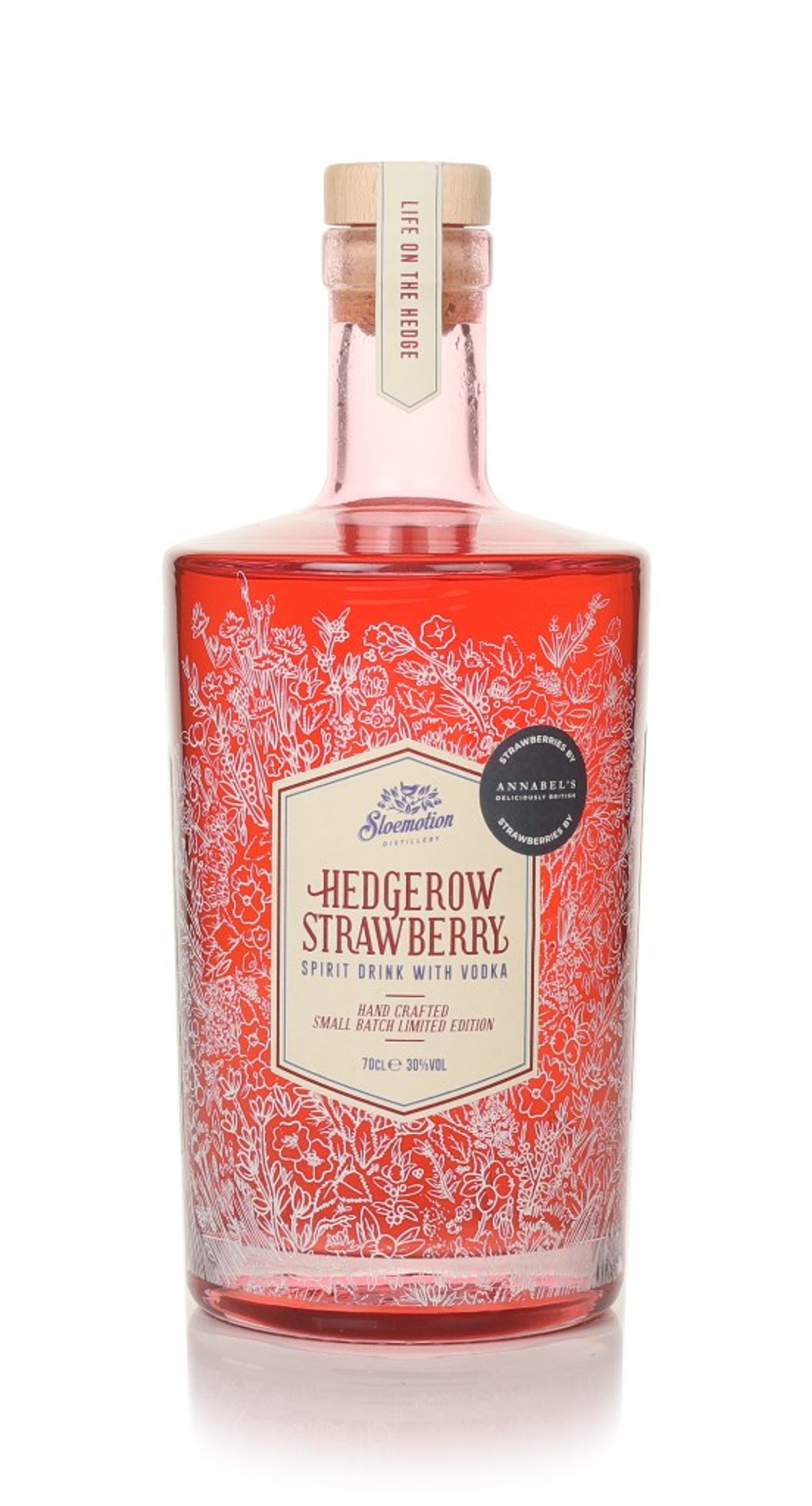 Sloemotion Hedgerow Strawberry Spirit Drink with Vodka 70cl