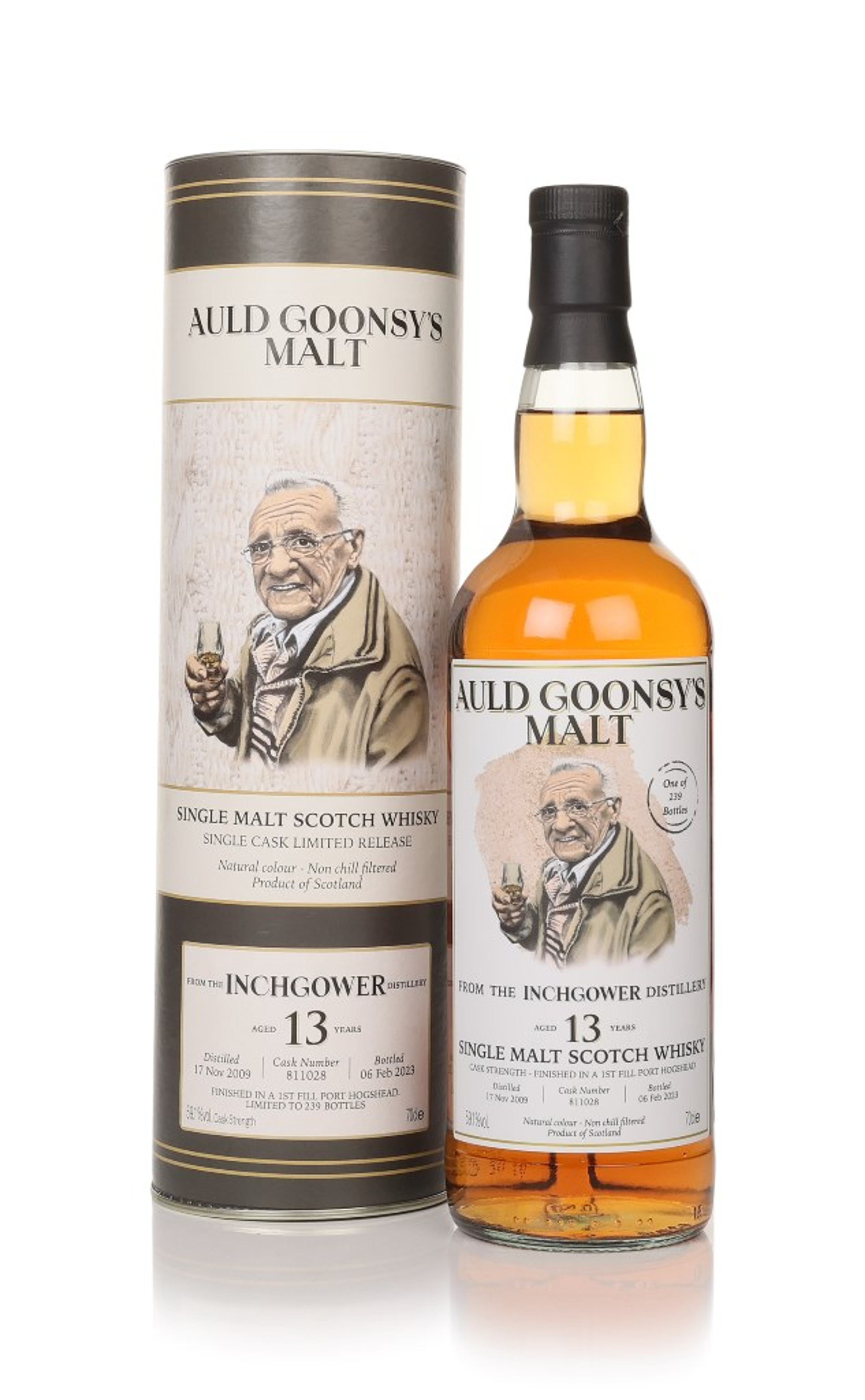 Inchgower 13 Year Old 2009 (cask 811028) - Auld Goonsy's Malt 70cl