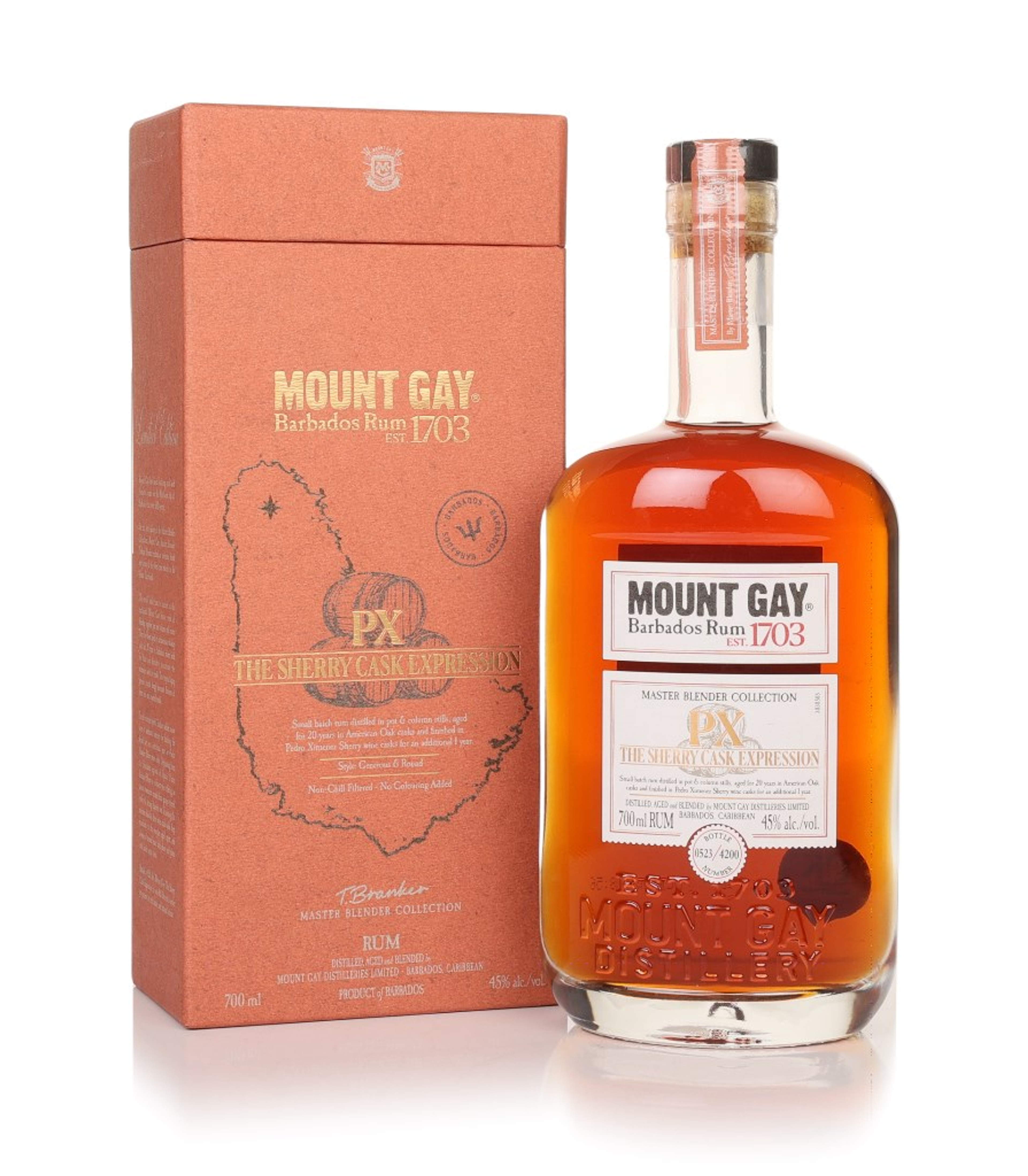 Mount Gay PX Sherry Cask Expression - The Master Blender Collection 70cl