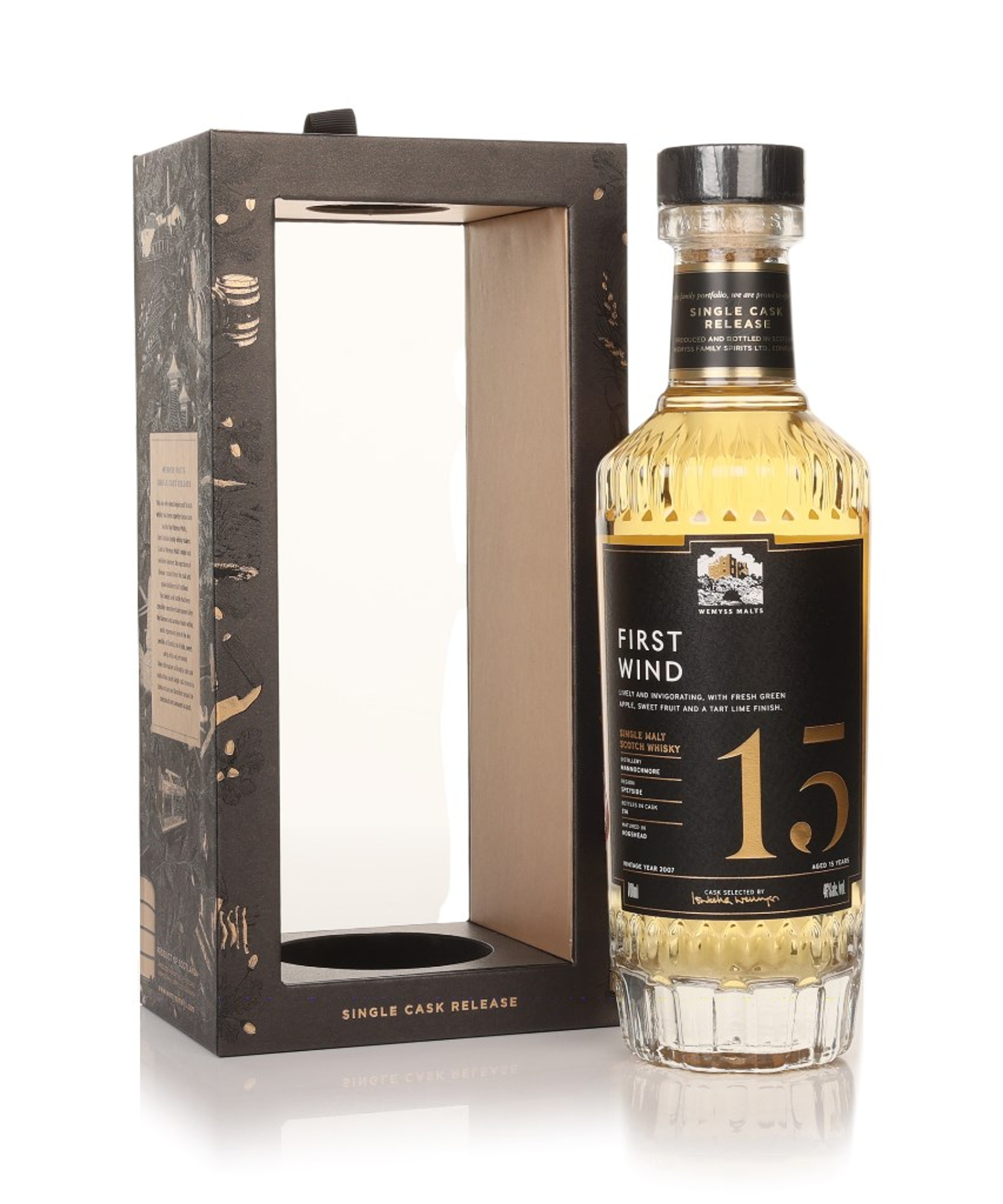 First Wind 15 Year Old 2007 - Wemyss Malts (Mannochmore) 70cl