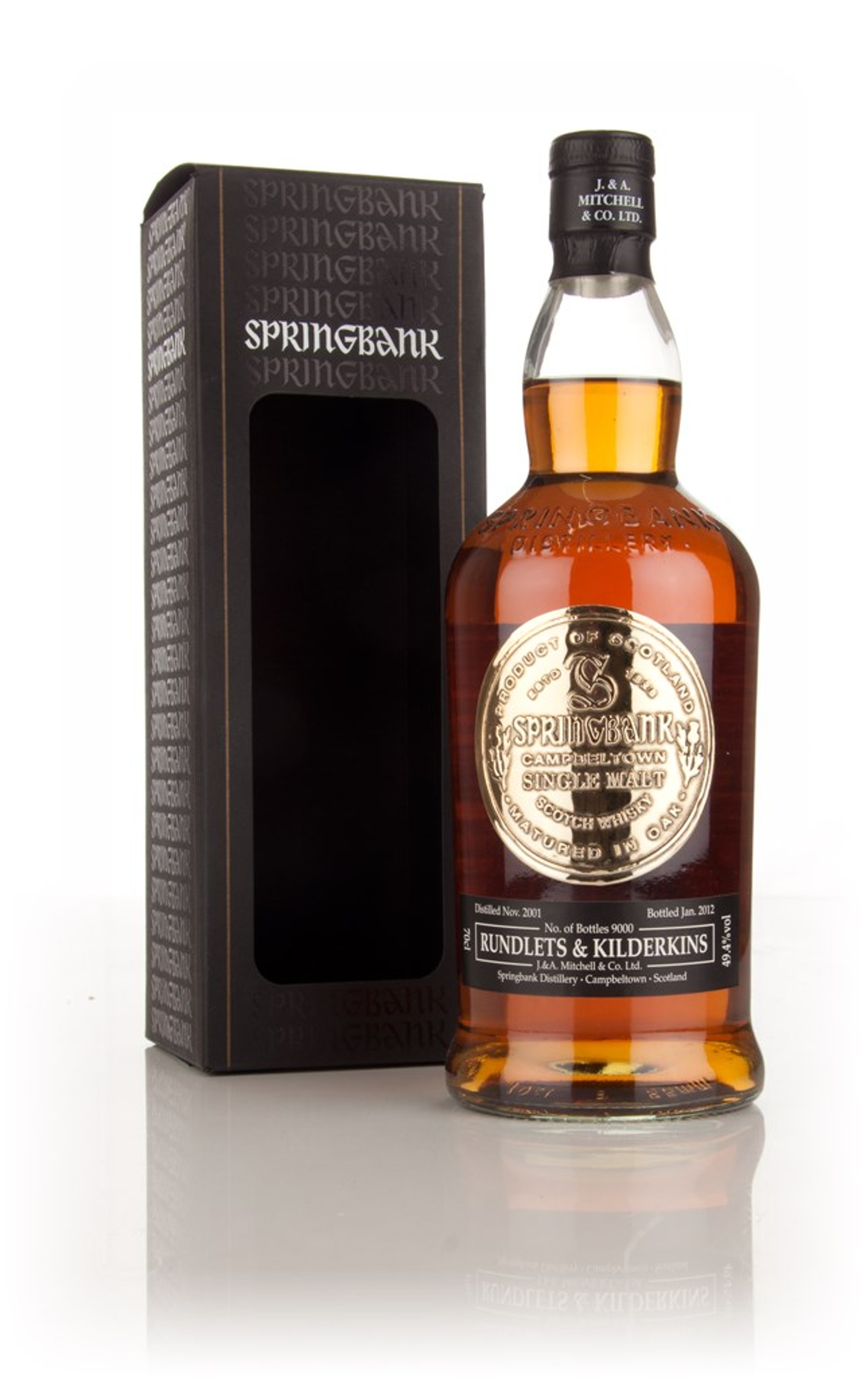 Springbank 10 Year Old 2001 - Rundlets and Kilderkins 70cl