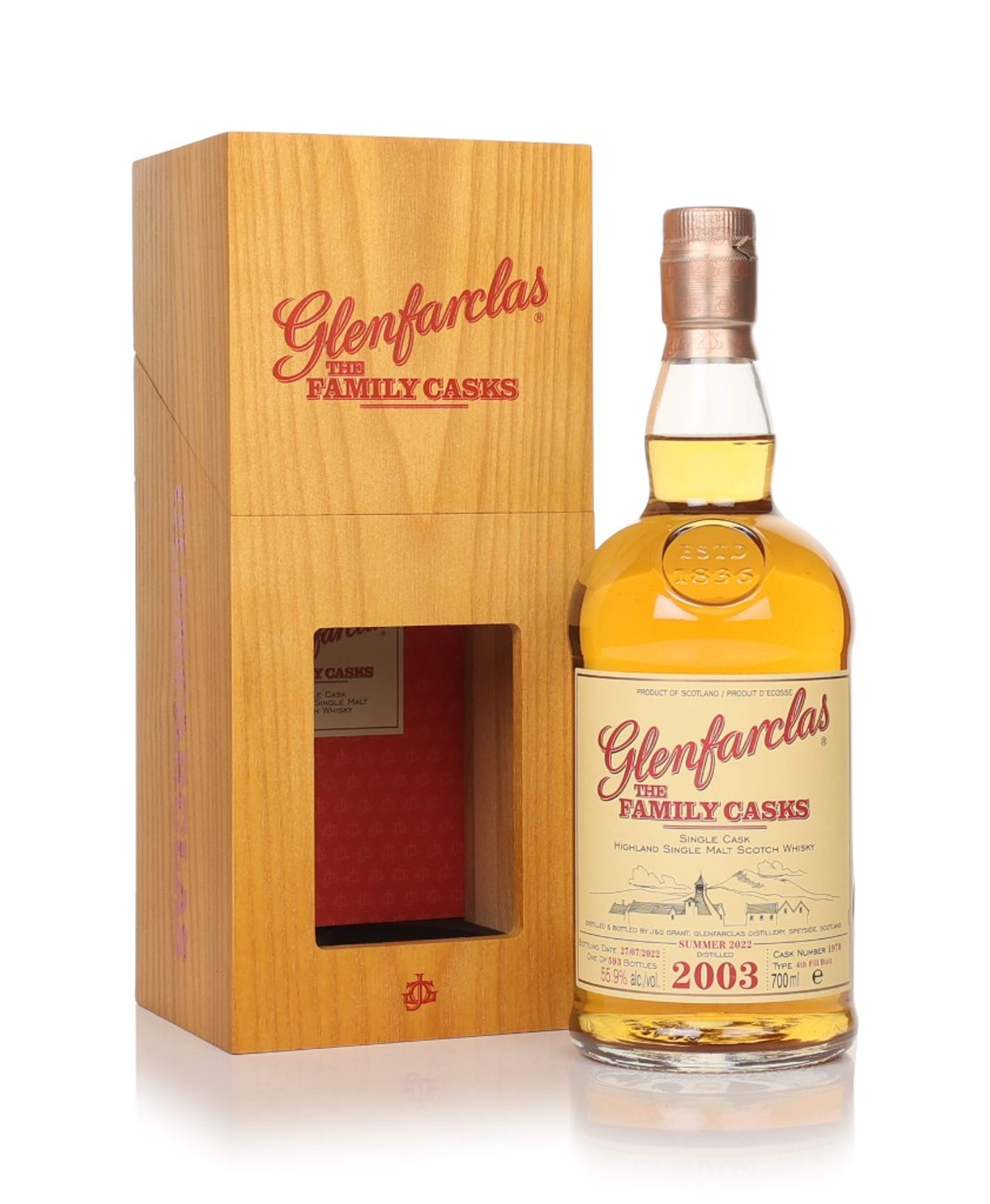 Glenfarclas 2003 (cask 1970) - Family Cask Summer 2022 Release 70cl