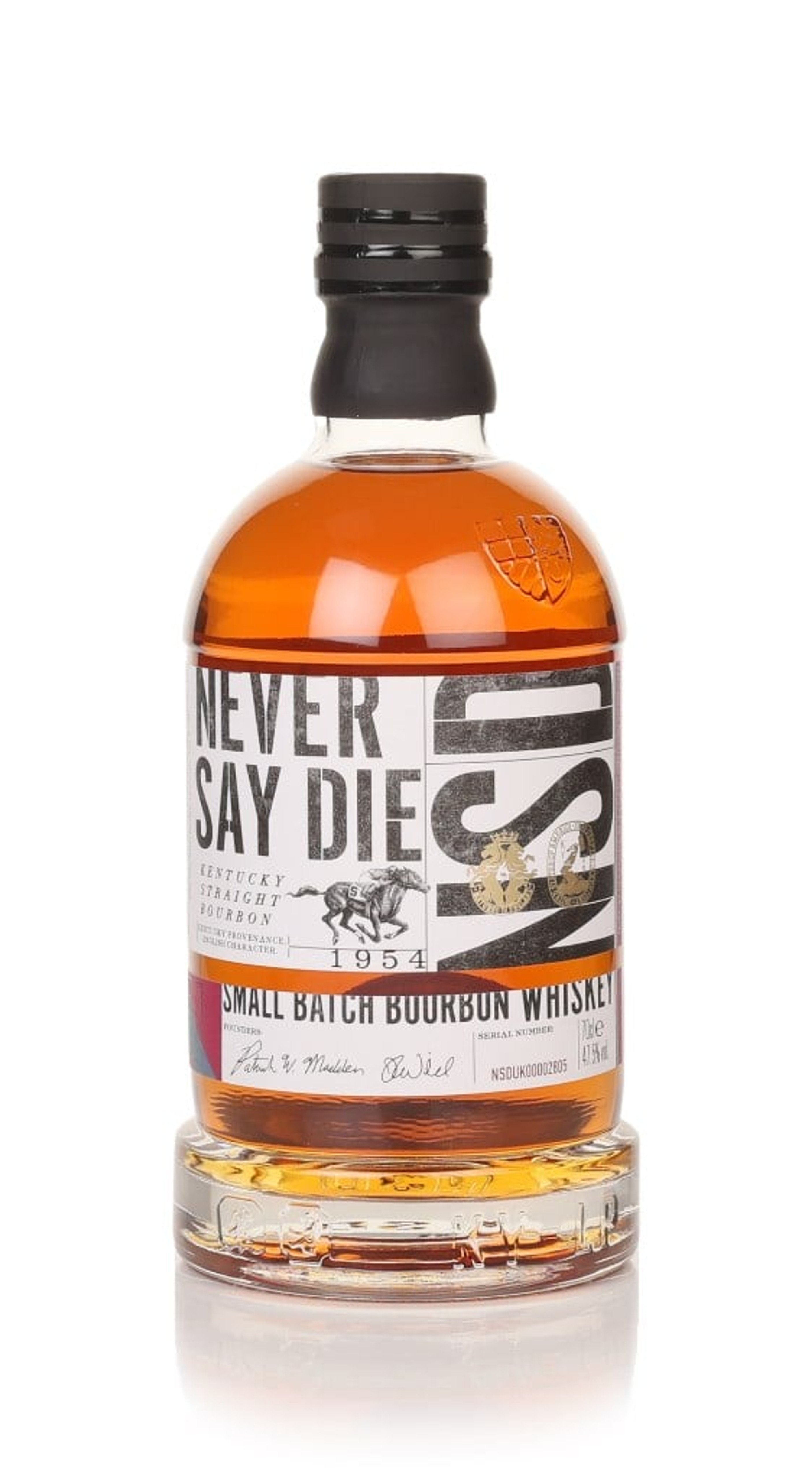 Never Say Die Small Batch Bourbon Whiskey 70cl