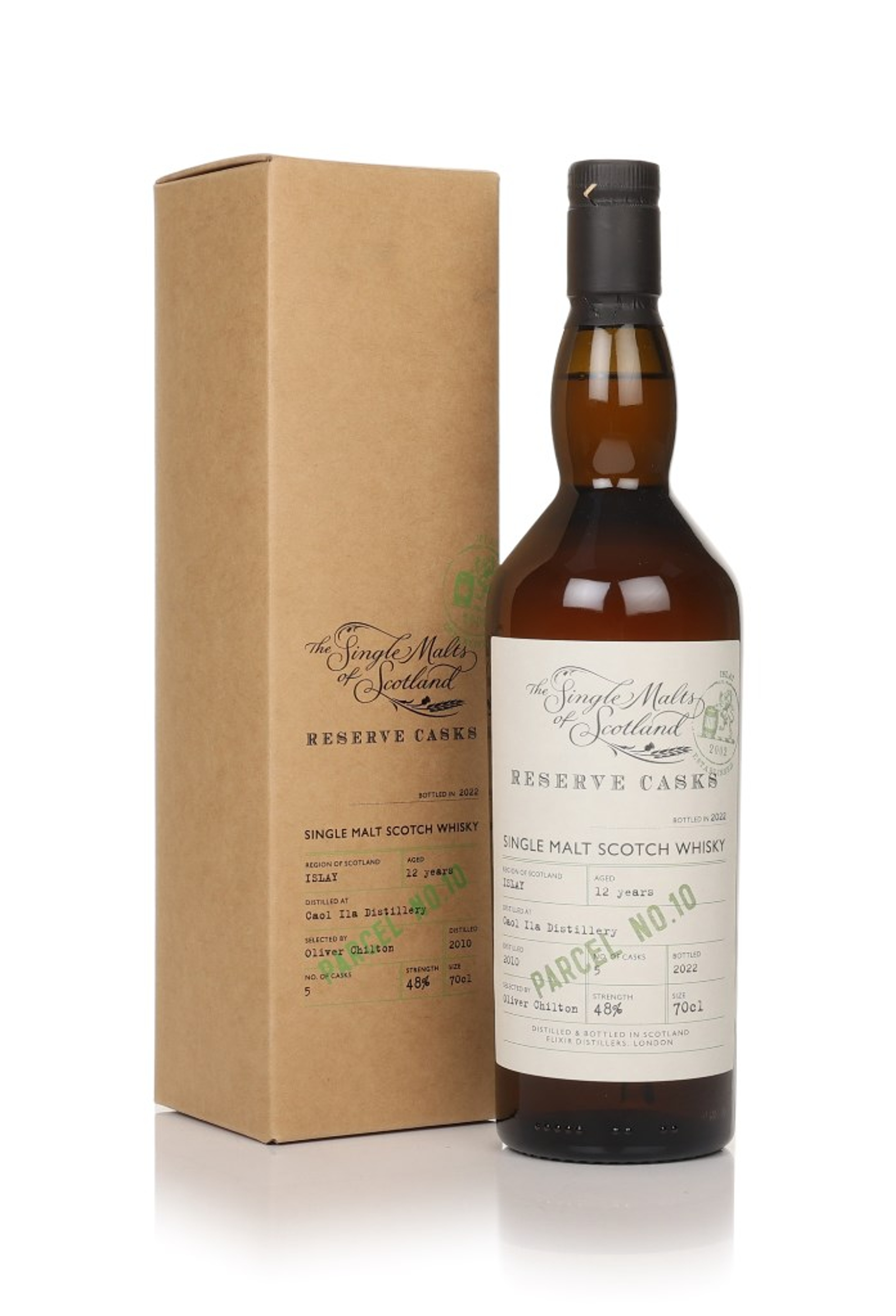 Caol Ila 12 Year Old (Parcel No.10) - Reserve Casks (The Single Malts of Scotland) 70cl