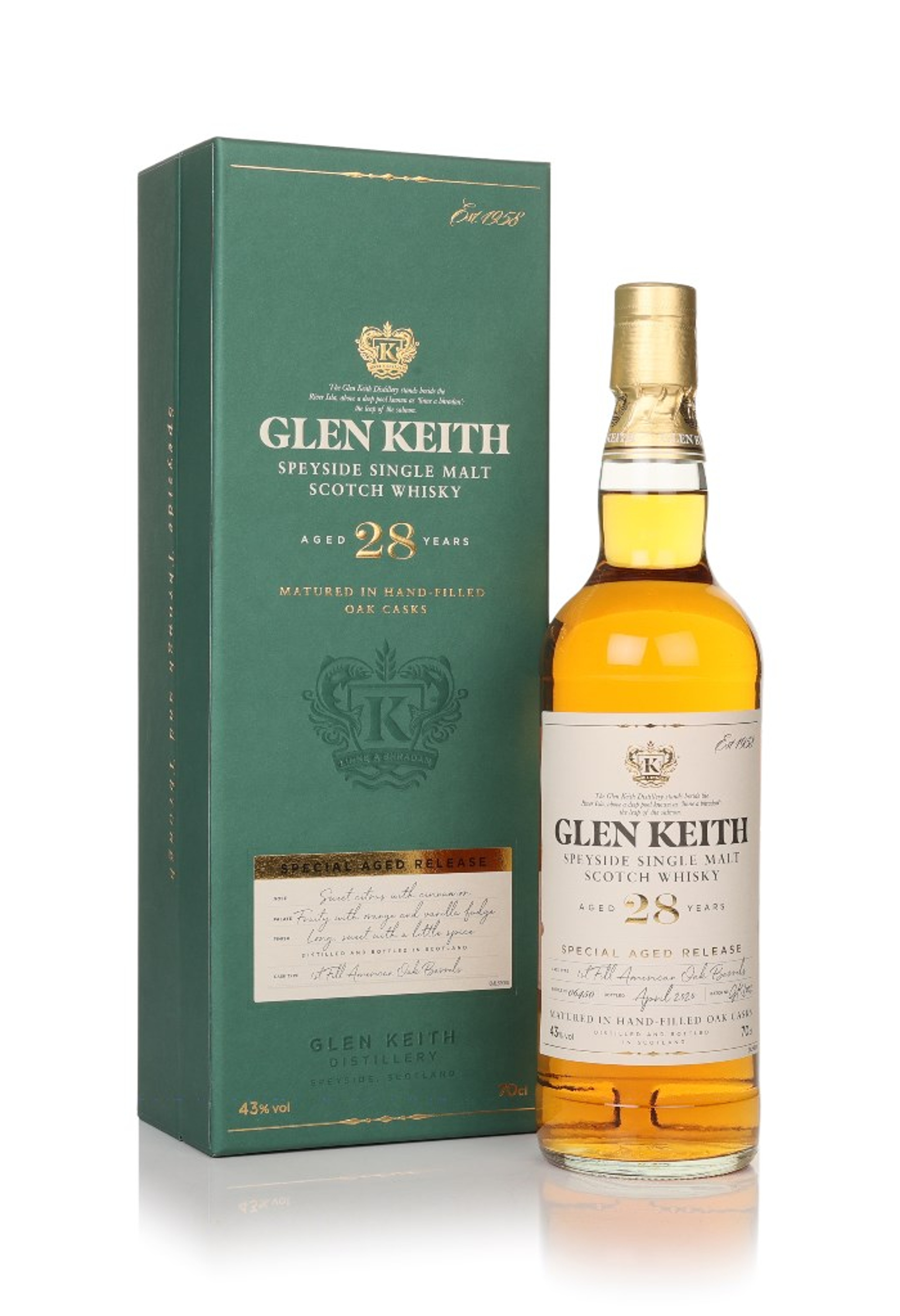 Glen Keith 28 Year Old - Secret Speyside Collection 70cl