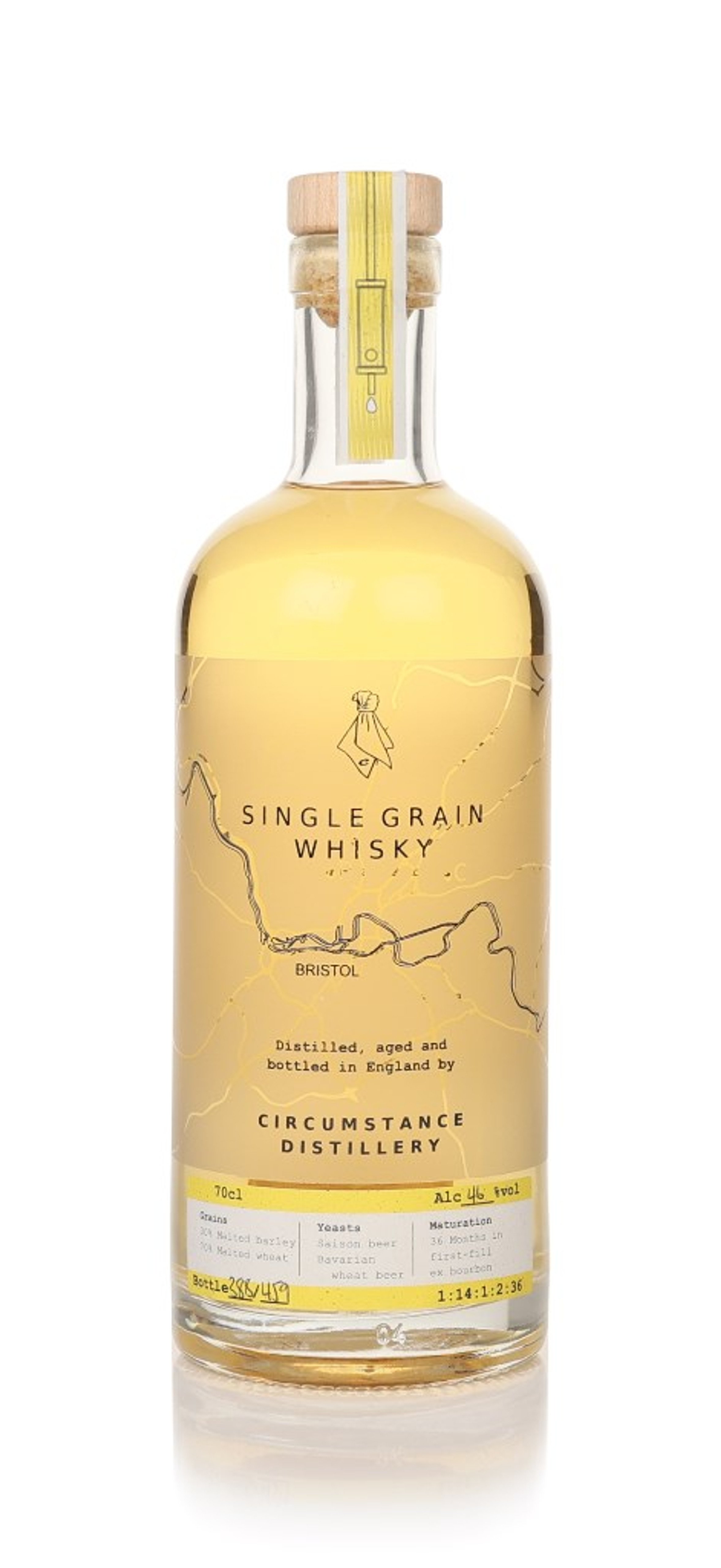 Circumstance Single Grain Wheat Whisky 70cl