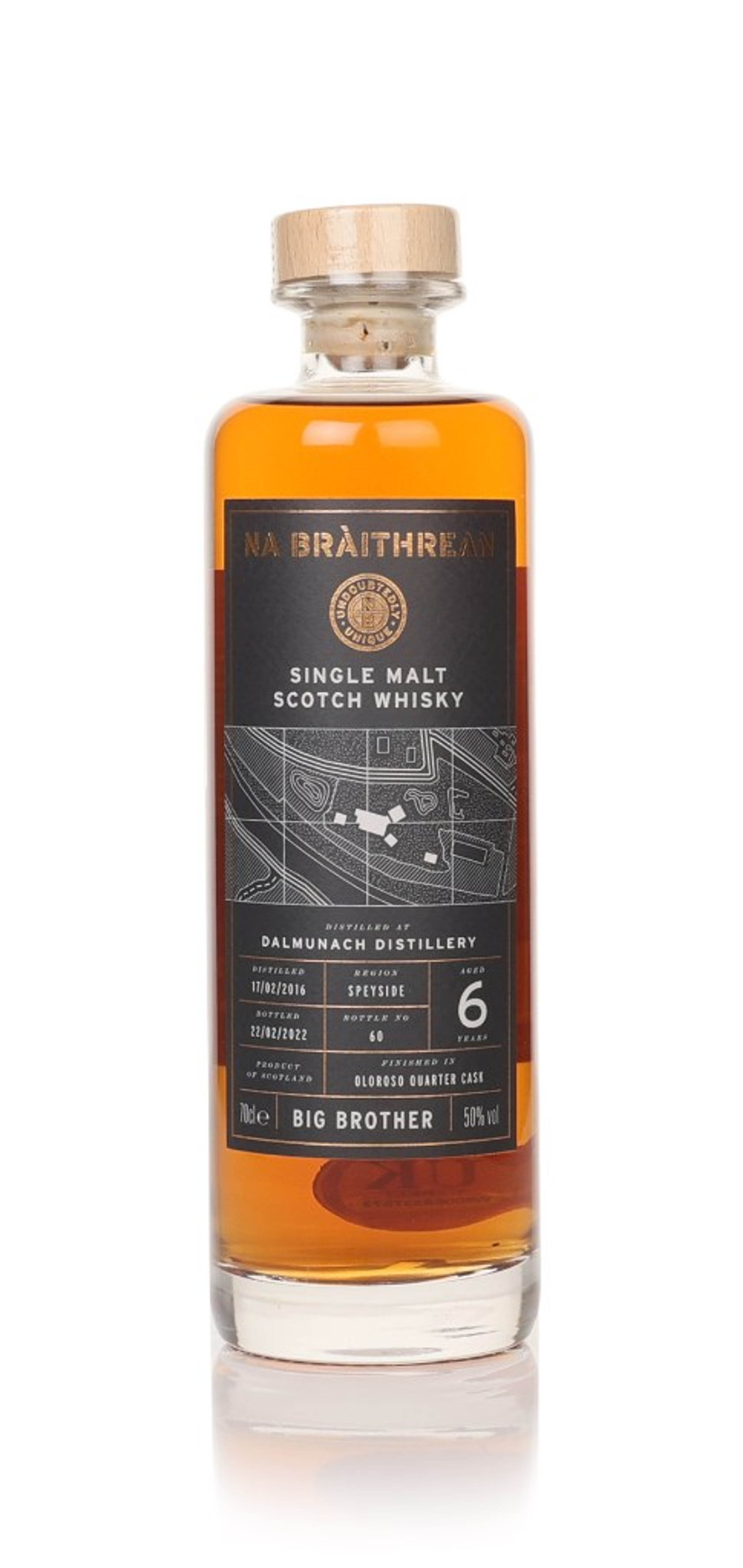 Dalmunach 6 Year Old 2016 - Big Brother (Na Bràithrean) 70cl