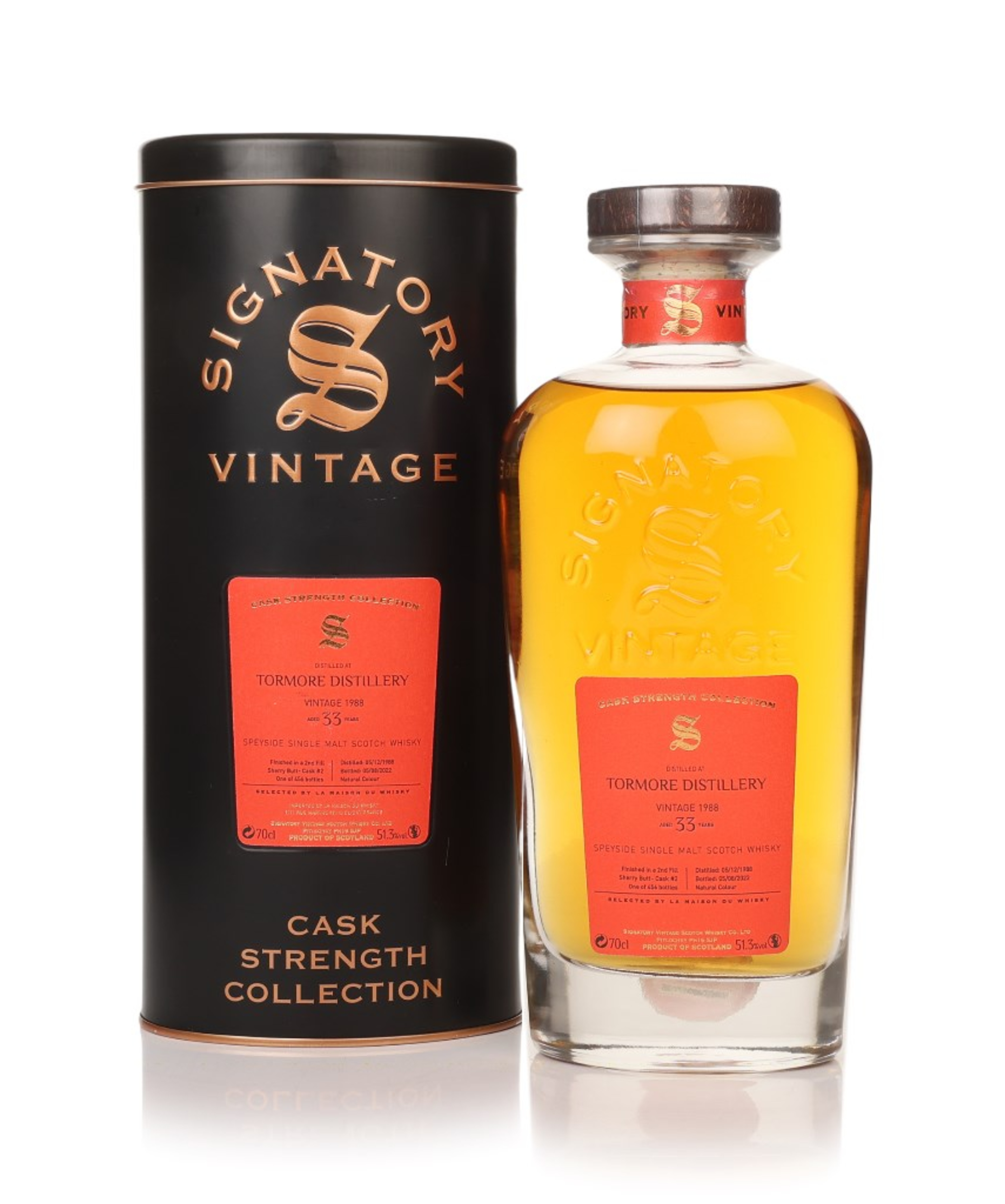 Tormore 33 Year Old 1988 (cask 2) - Cask Strength Collection (Signatory) 70cl
