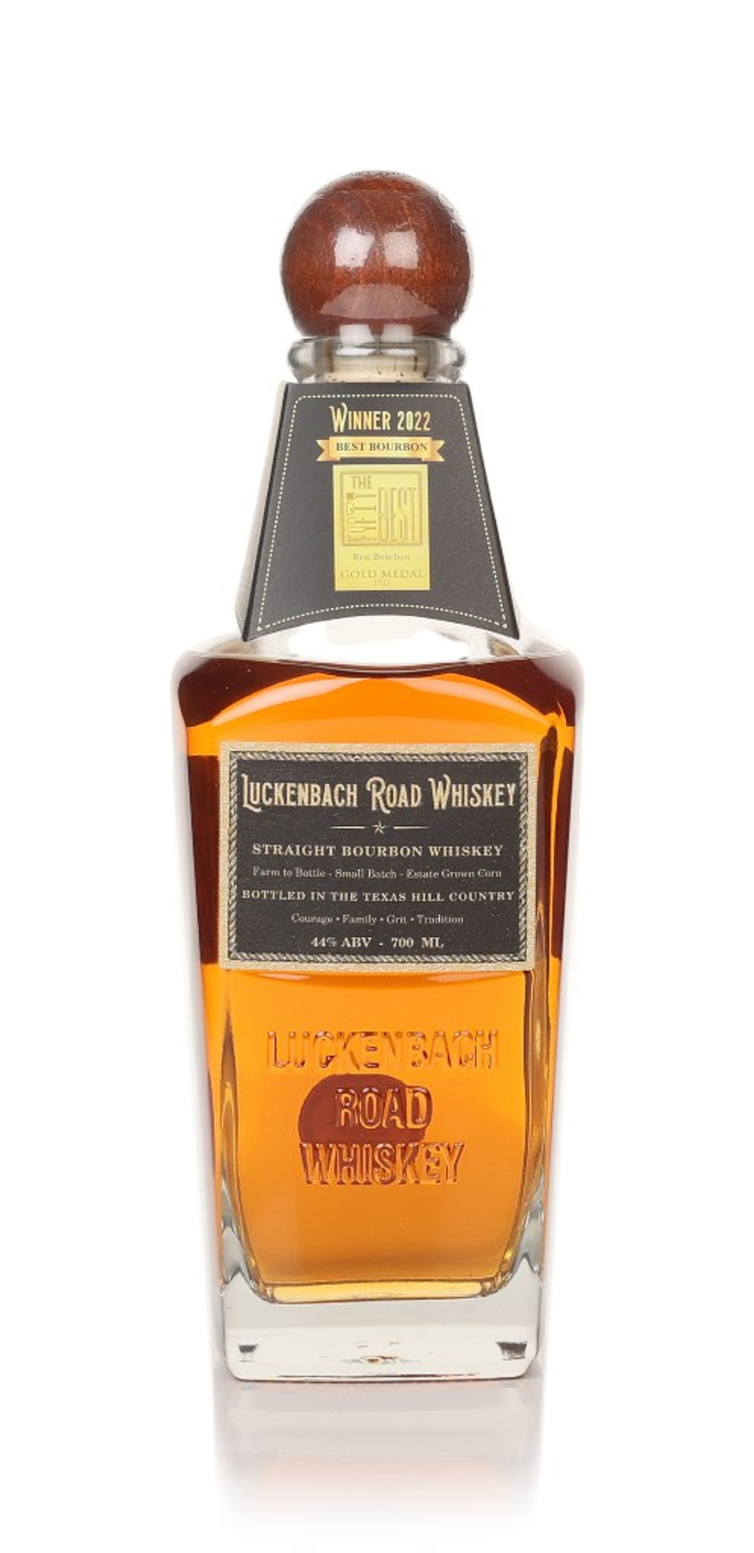 Luckenbach Road Straight Bourbon Whiskey 70cl
