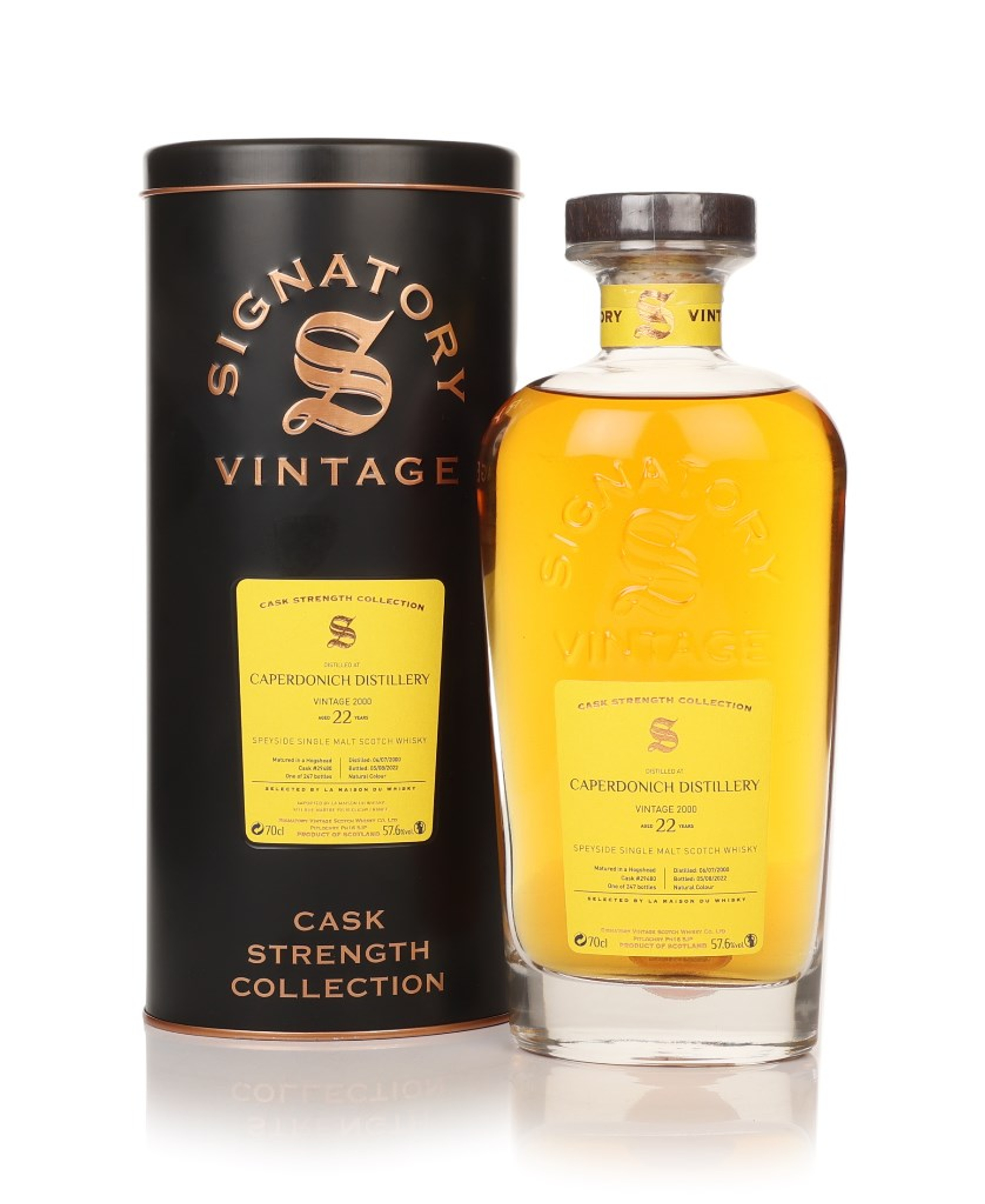 Caperdonich 22 Year Old 2000 (cask 29480) - Cask Strength Collection (Signatory) 70cl