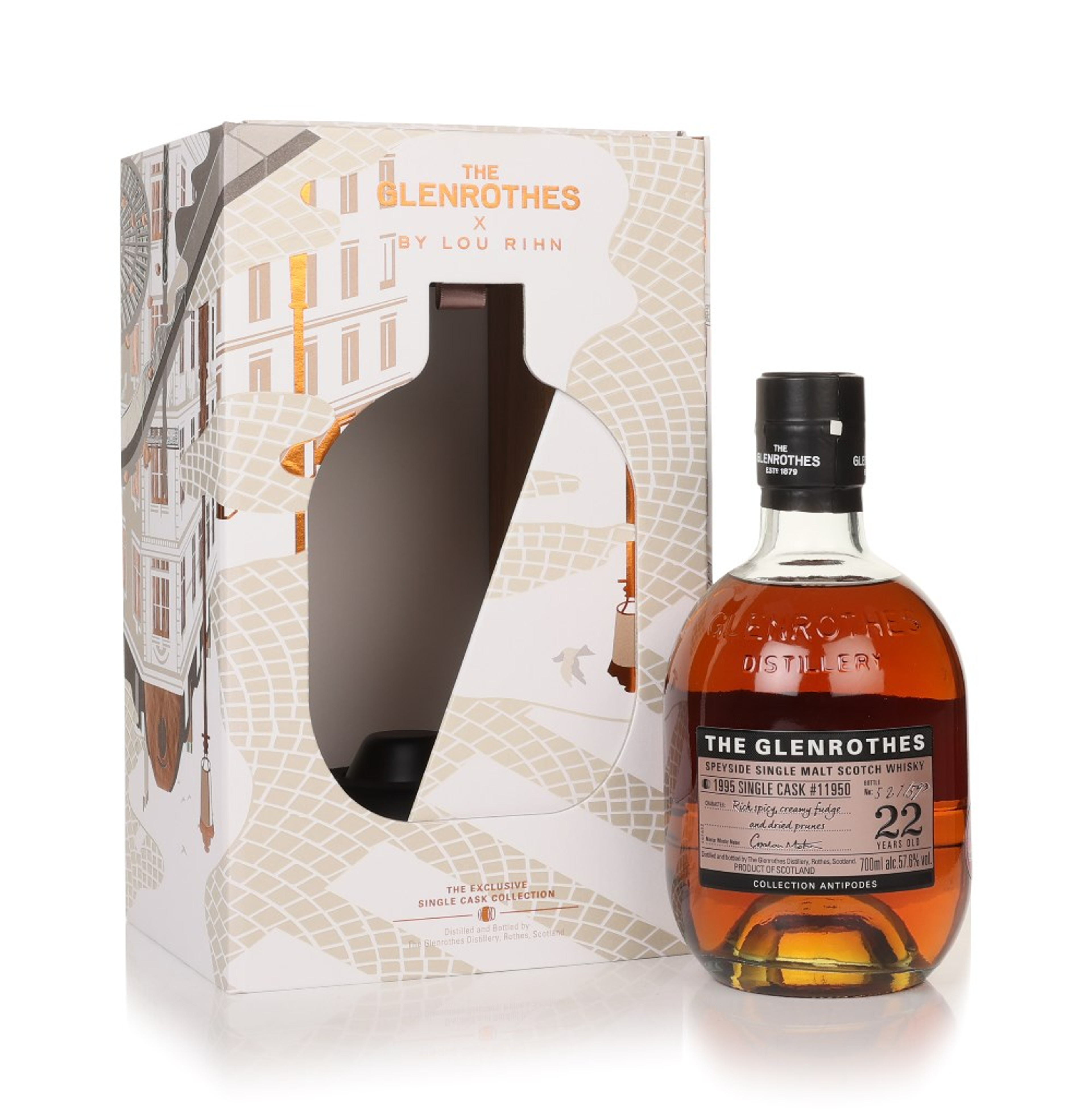 The Glenrothes x Lou Rihn 22 Year Old 1995 (cask 11950) 70cl