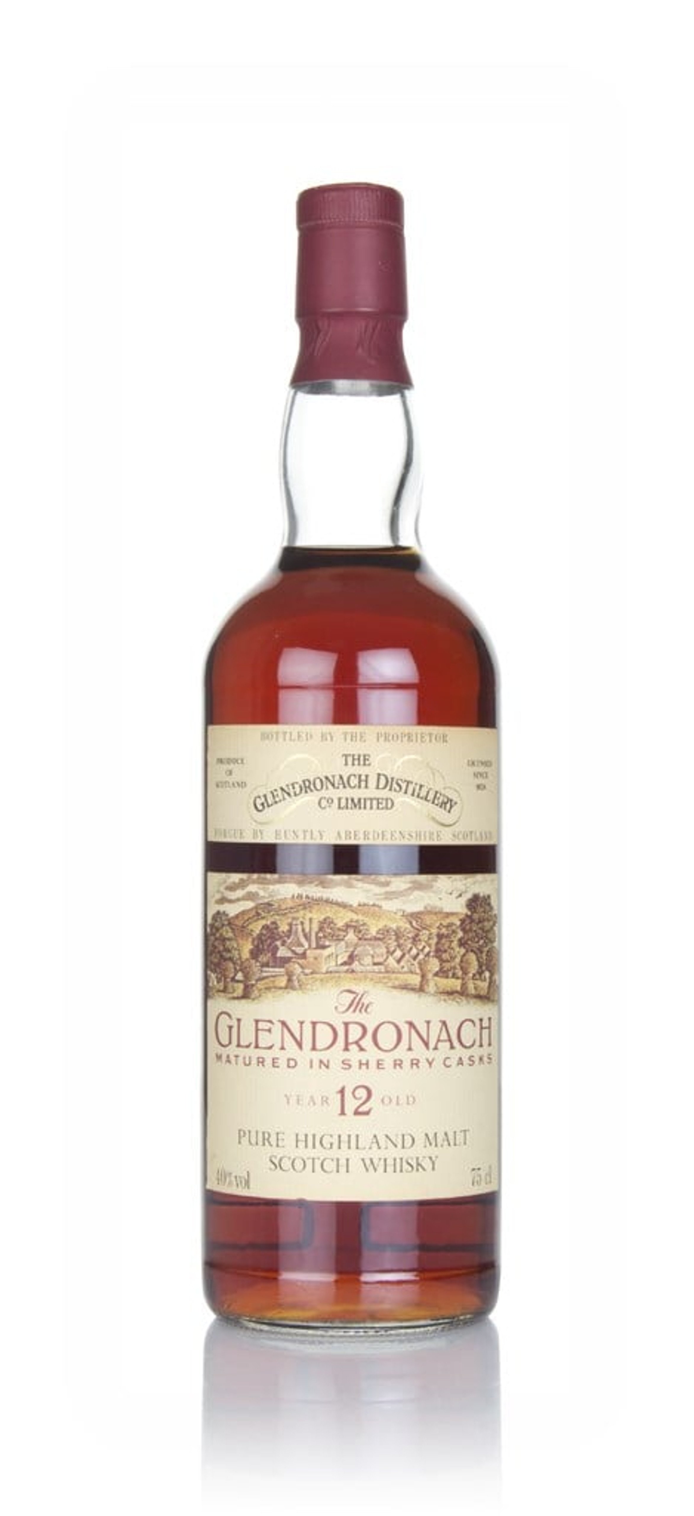 The GlenDronach 12 Year Old Sherry Cask - 1980s 75cl
