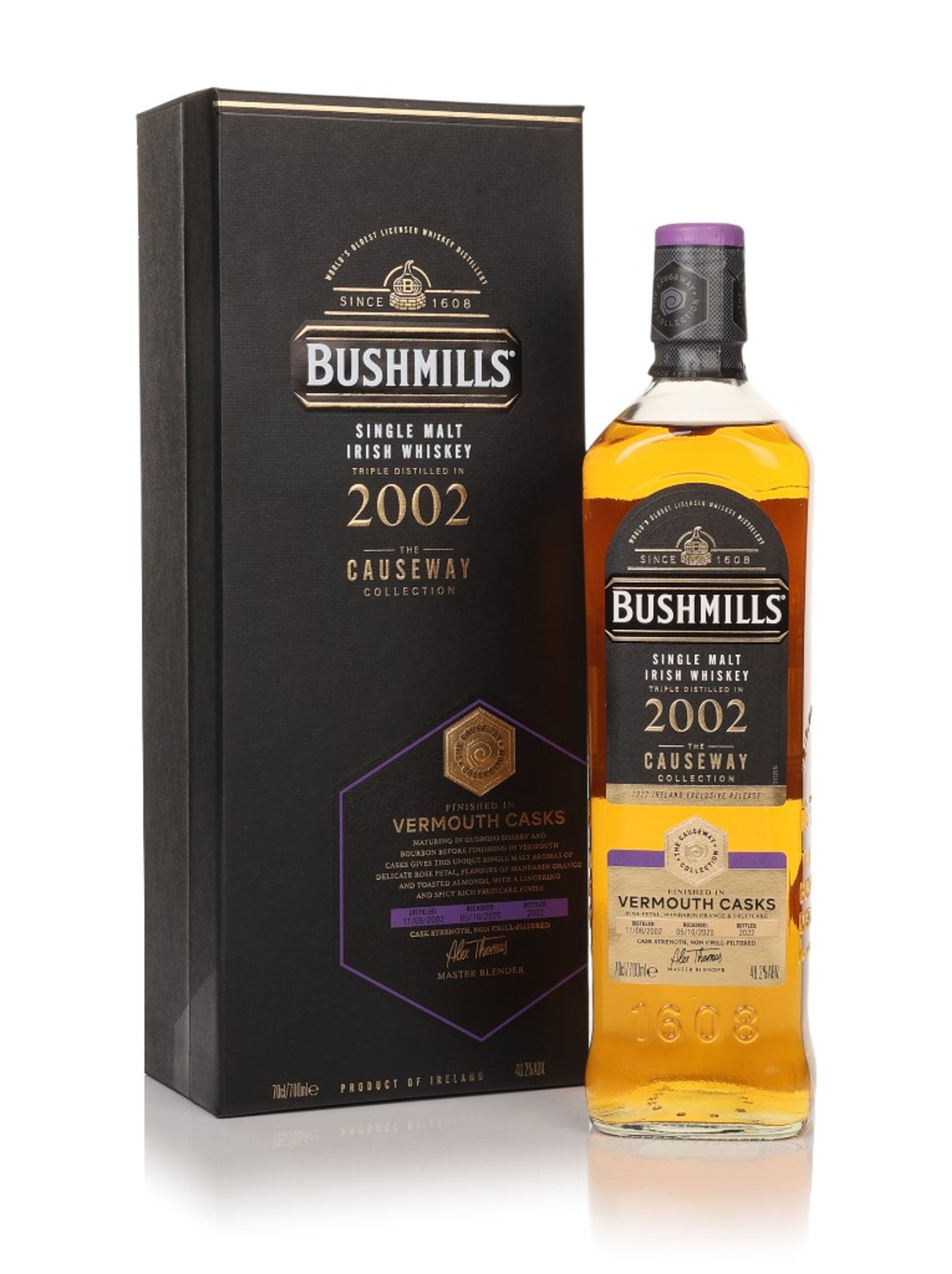 Bushmills Causeway Collection 2002 Vermouth Cask Finish 70cl