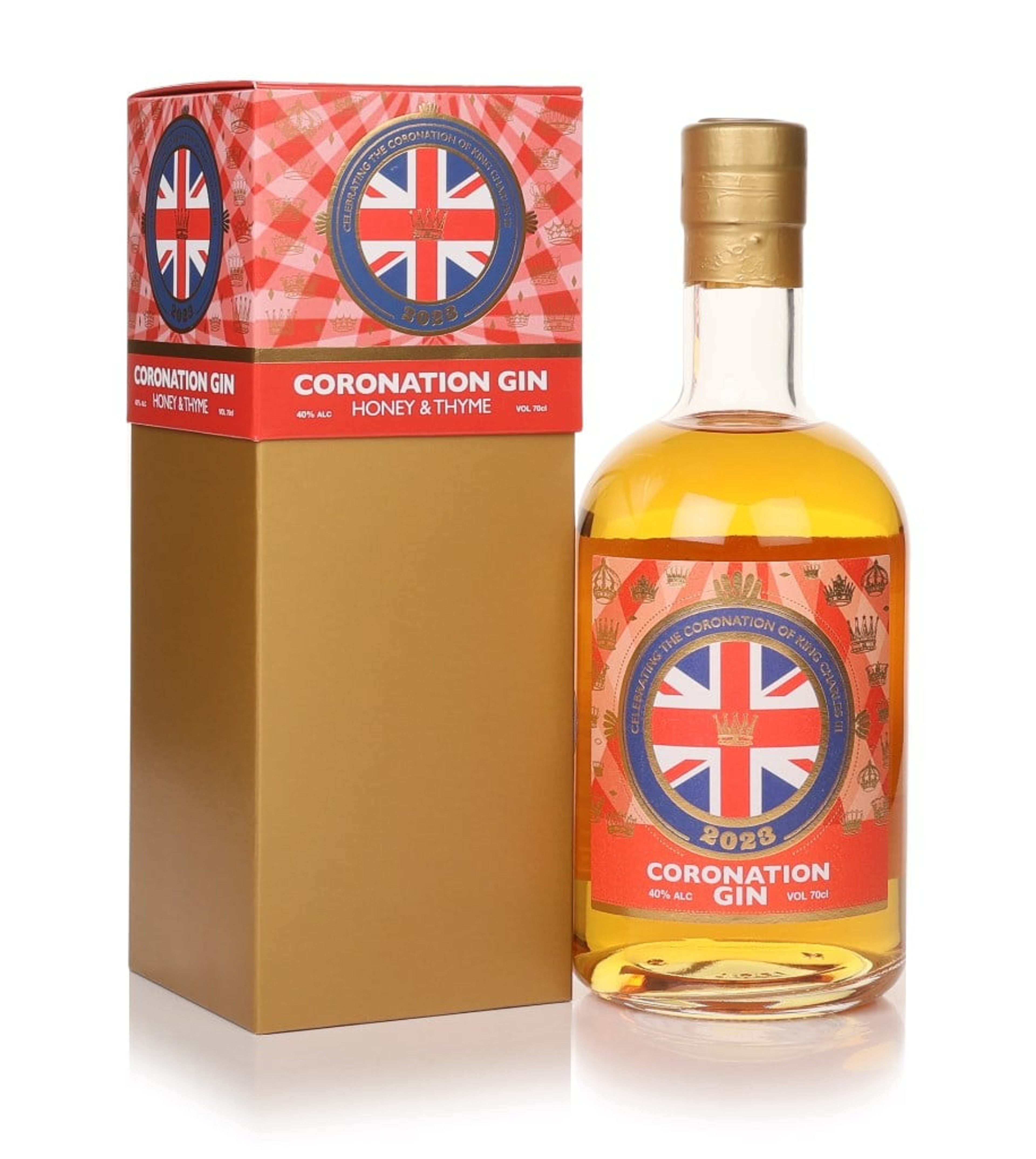 Coronation Gin Honey & Thyme - Real English Drinks Distillery 70cl