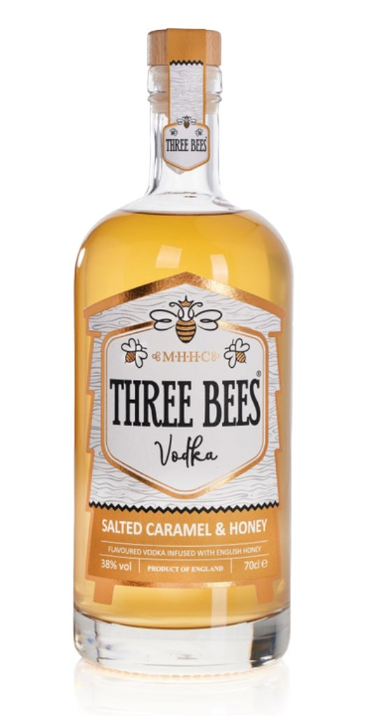 THREE BEES - Salted Caramel & Honey Vodka 70cl