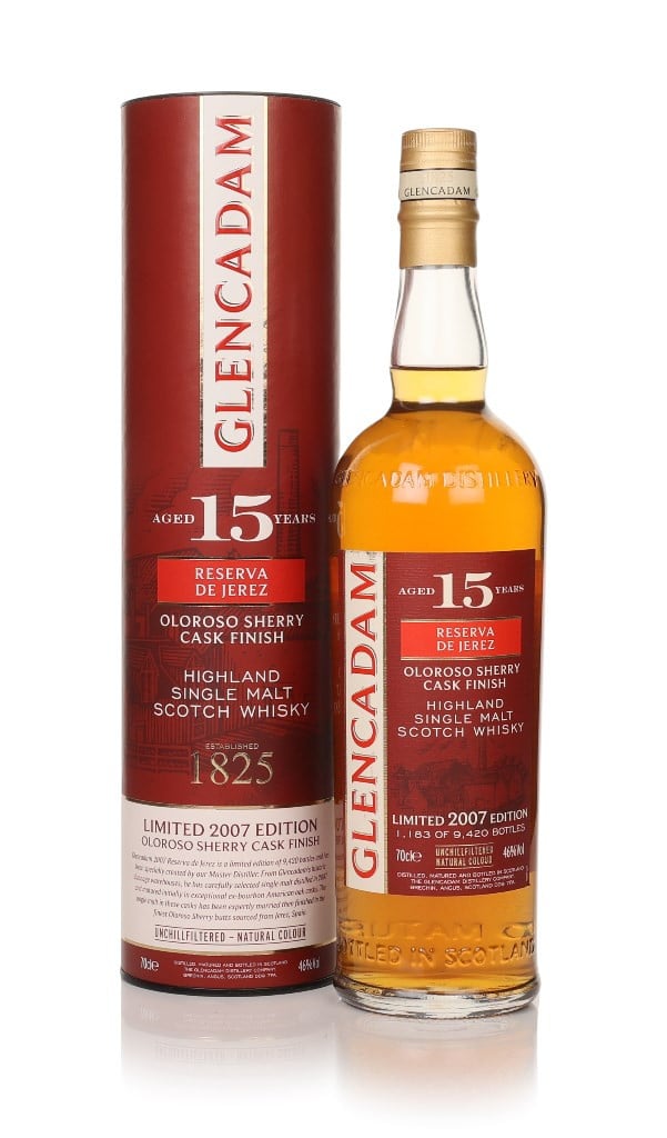 Glencadam 15 Year Old 2007 Reserva de Jerez 70cl