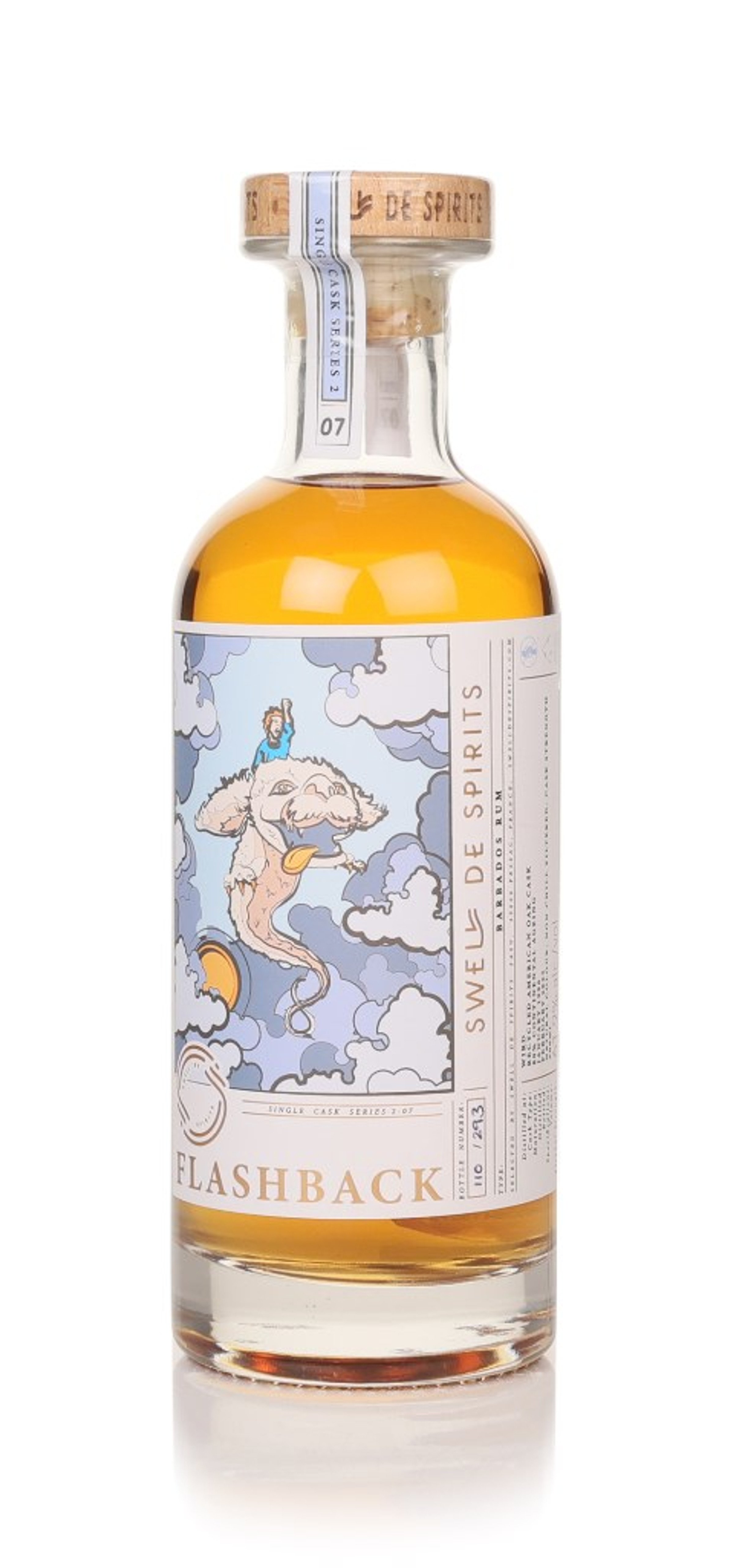 WIRD Barbados Rum 1996 (bottled 2023) - Flashback (Swell de Spirits) 50cl