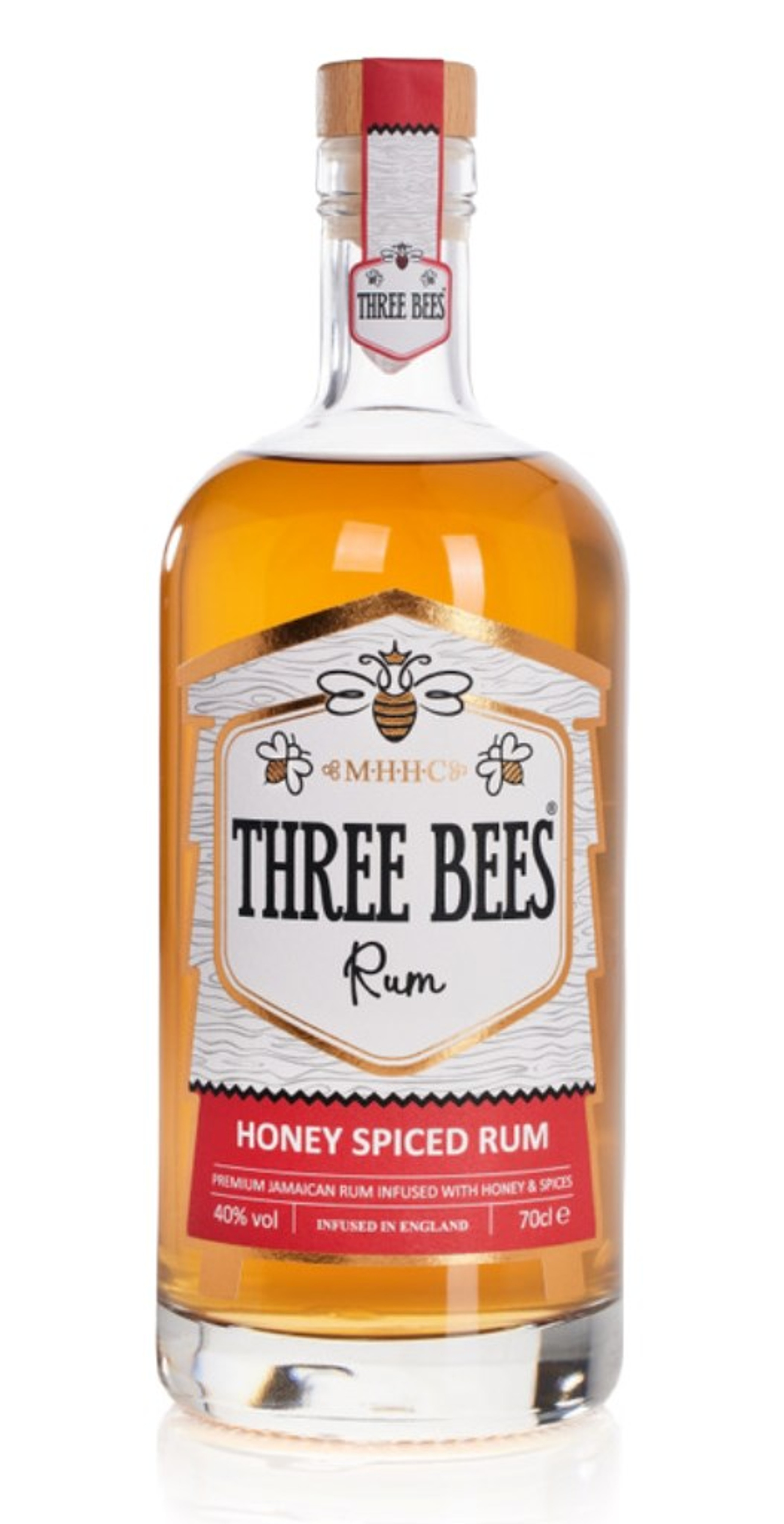 THREE BEES - Honey Spiced Rum 70cl