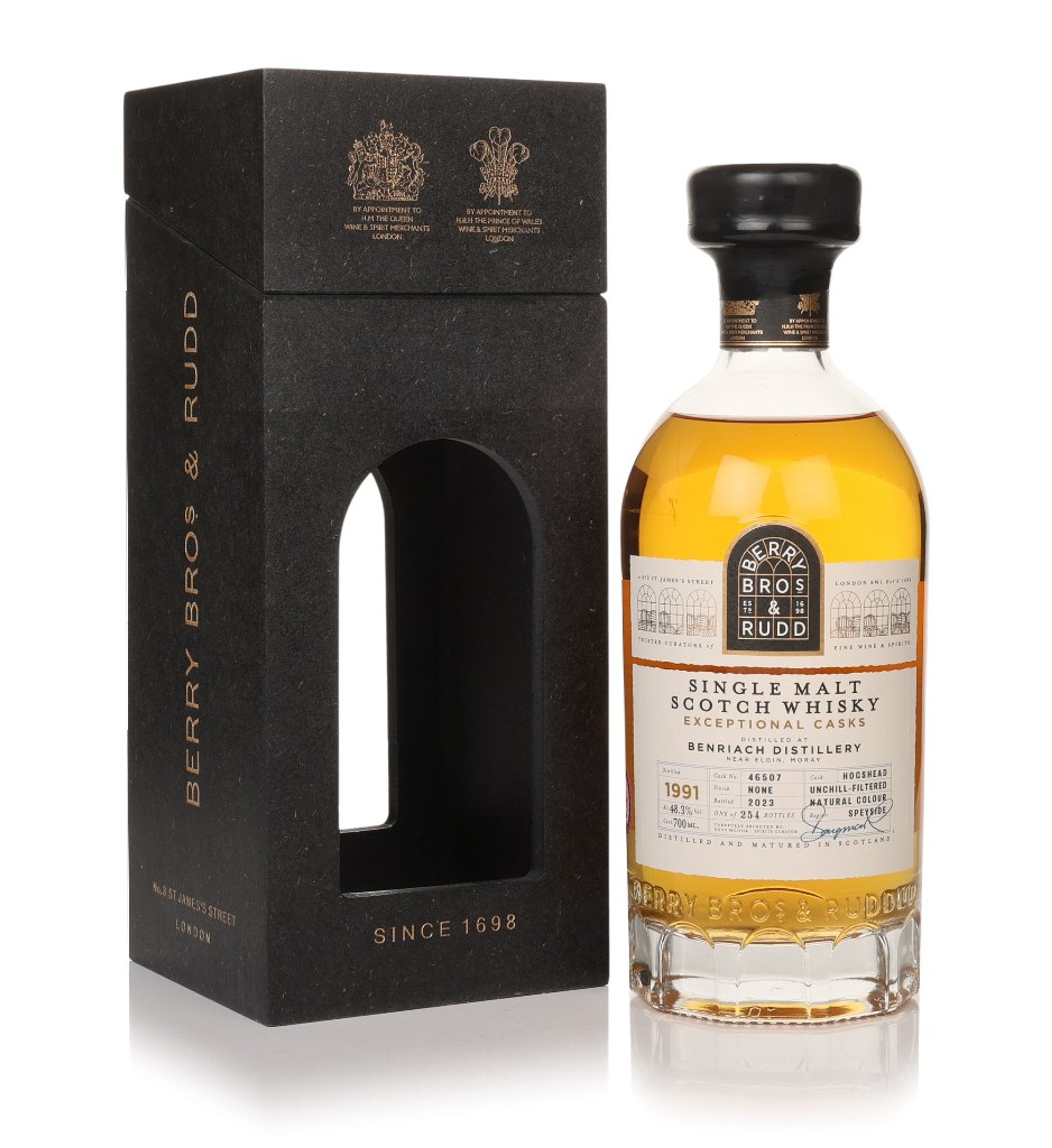 Benriach 1991 (bottled 2023) (cask 46507) - Exceptional Casks (Berry Bros. & Rudd) 70cl