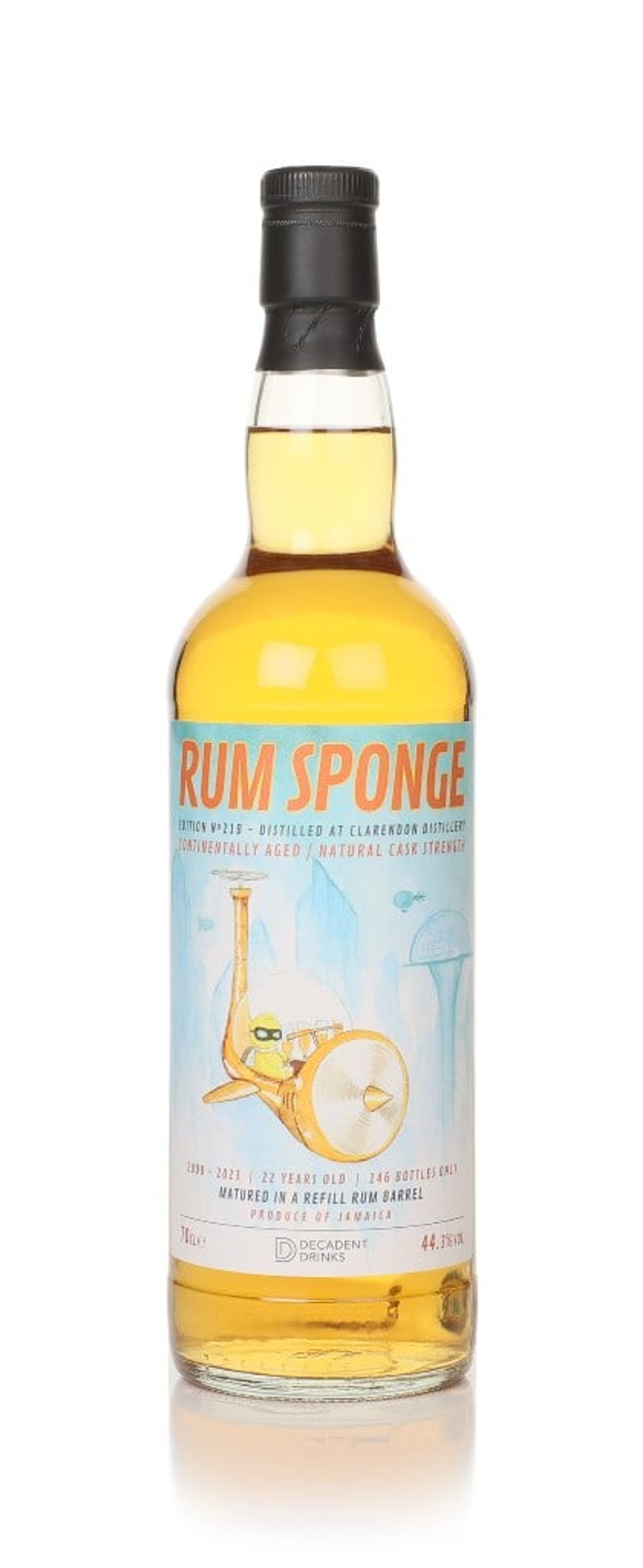 Clarendon 22 Year Old 2000 - Rum Sponge Edition No.21B (Decadent Drinks) 70cl