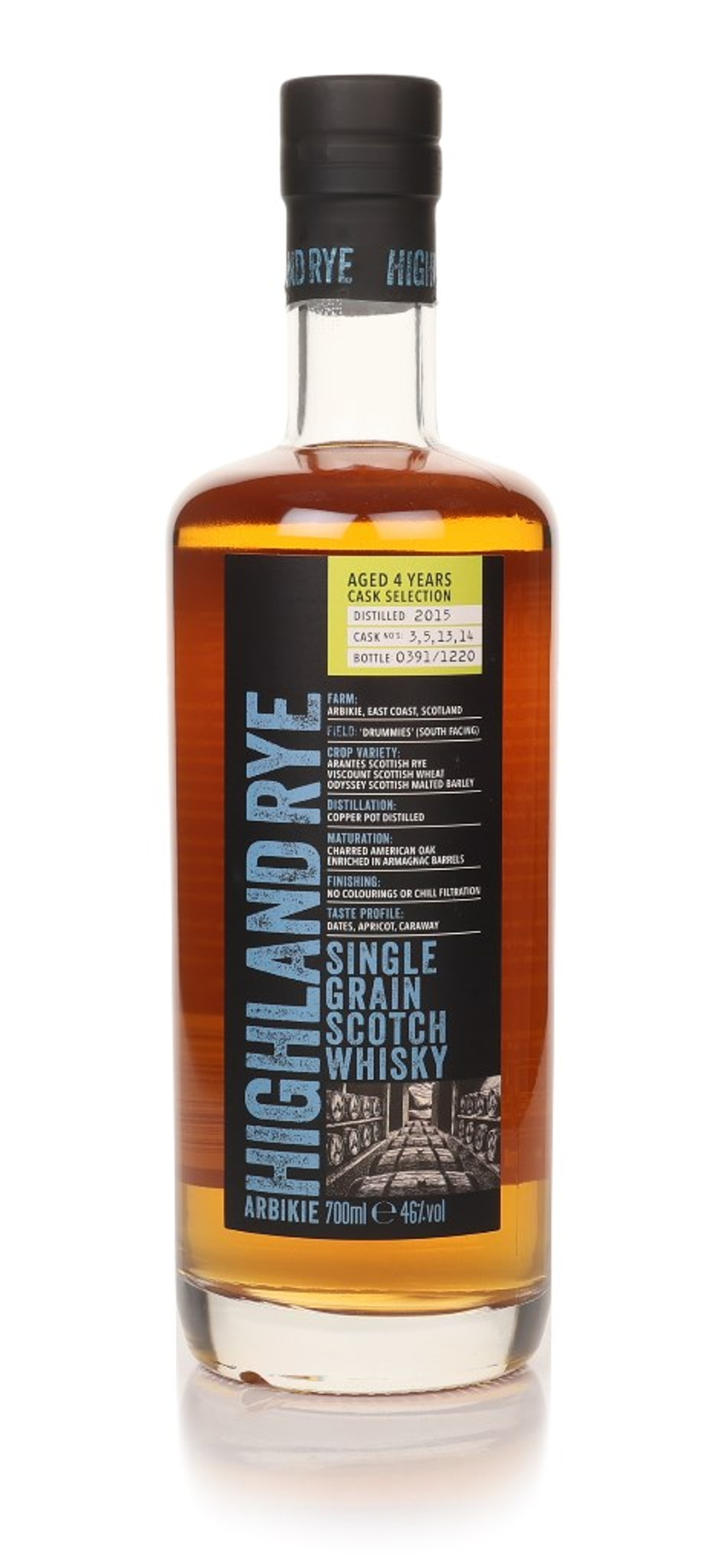 Arbikie 4 Year Old Highland Rye Limited Edition 70cl
