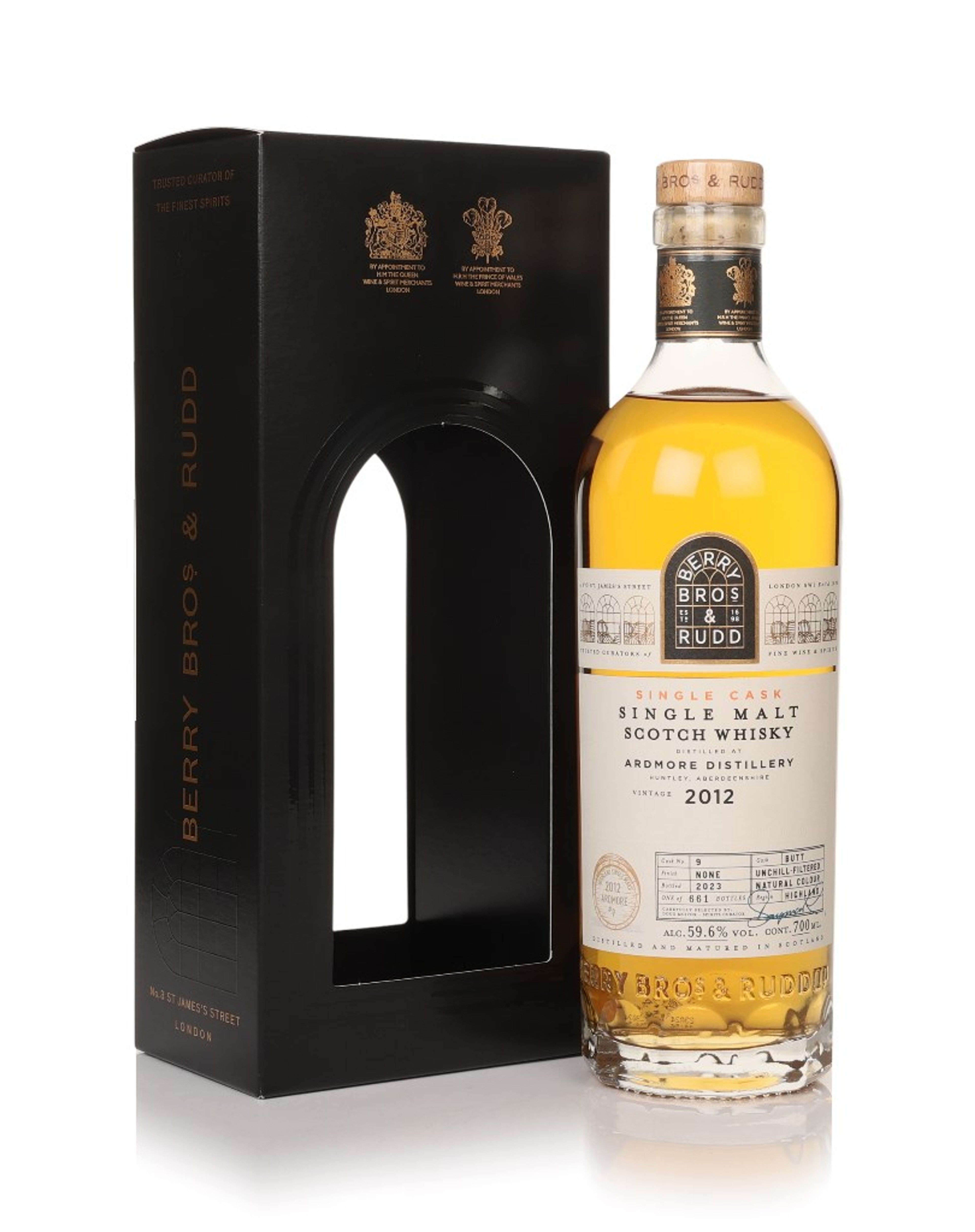 Ardmore 2012 (bottled 2023) (cask 9) - Berry Bros. & Rudd 70cl