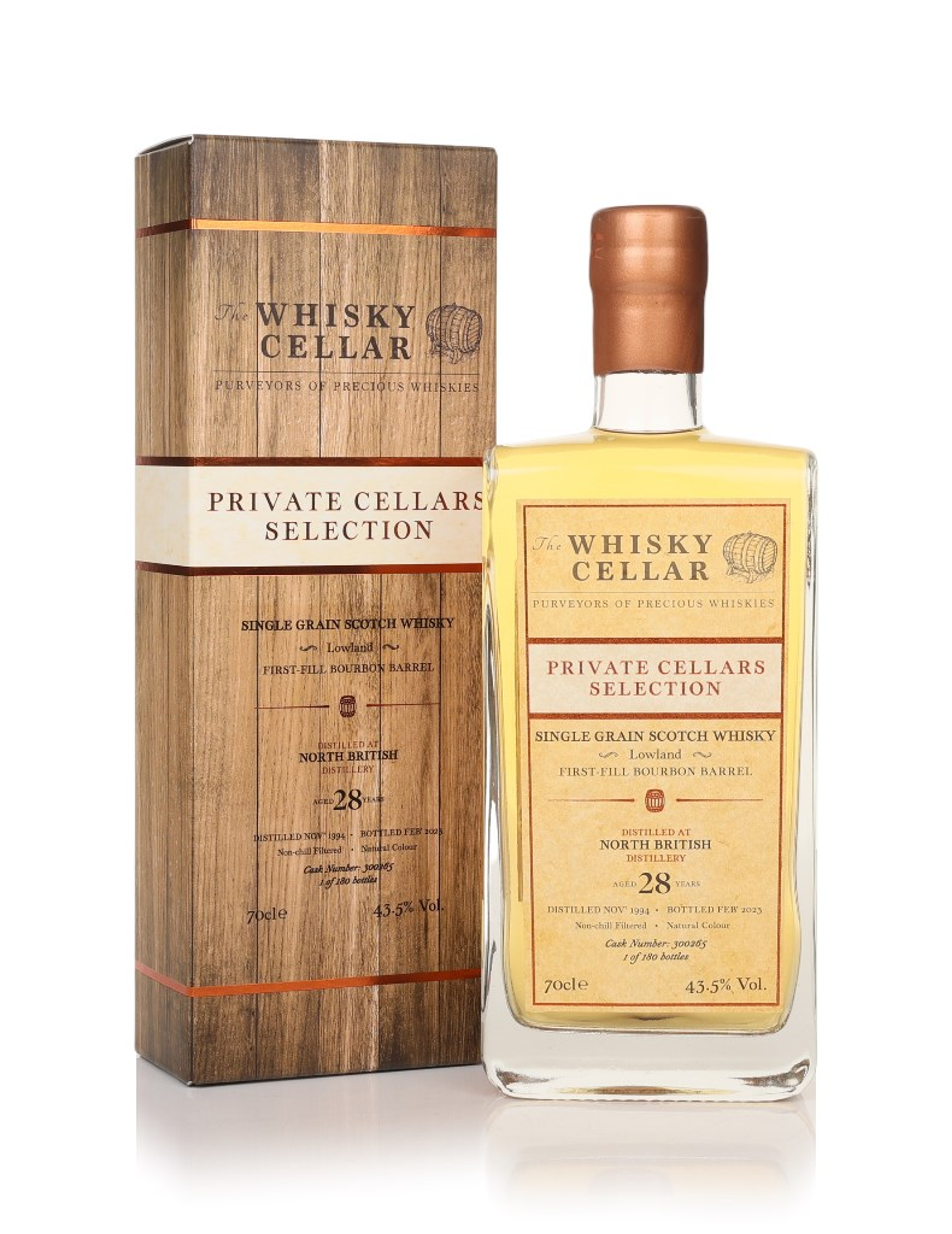 North British 28 Year Old 1994 (cask 300265) - The Whisky Cellar 70cl