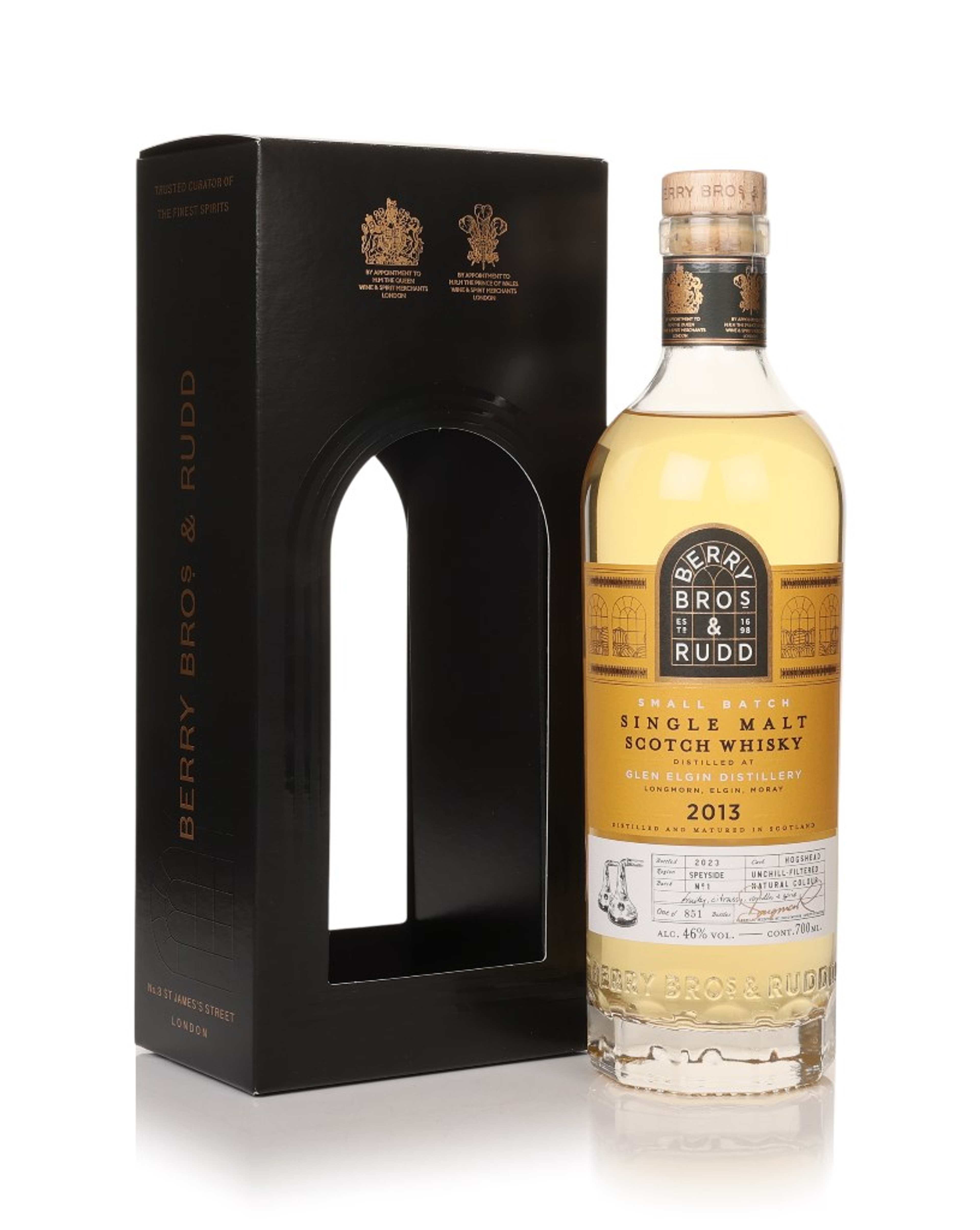 Glen Elgin 2013 (bottled 2023) Small Batch (batch 1) - Berry Bros. & Rudd 70cl
