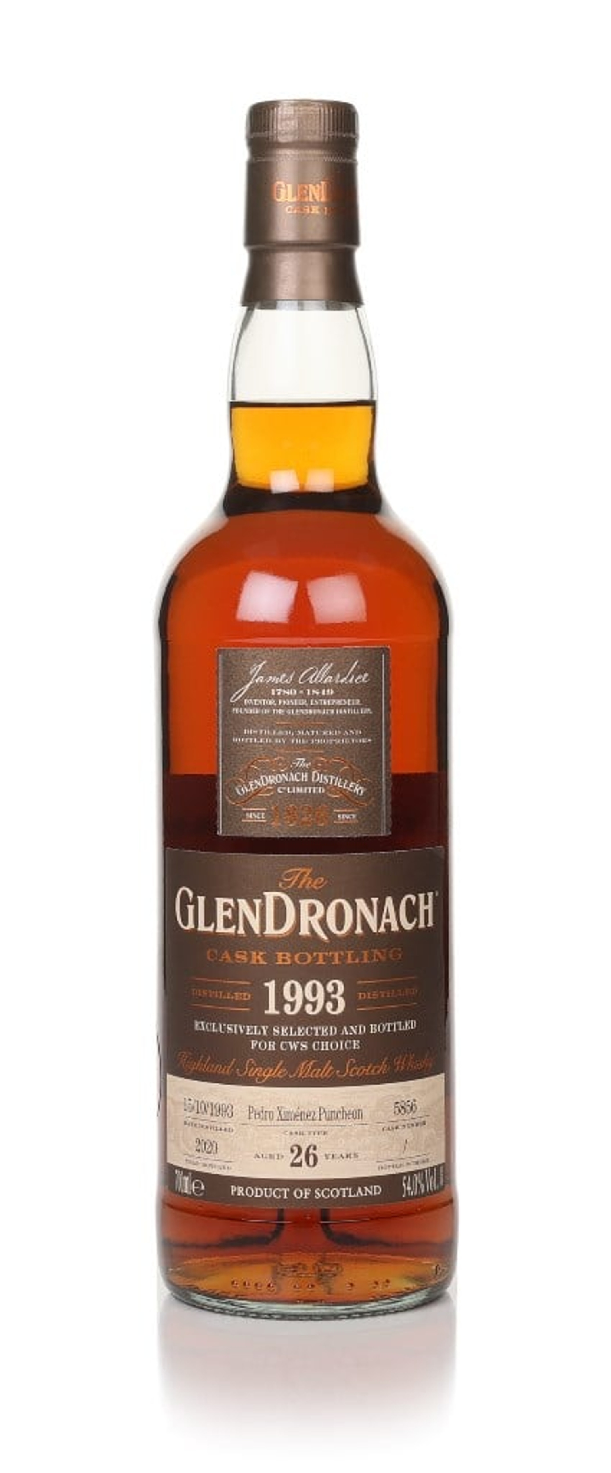 The GlenDronach 26 Year Old 1993 (cask 5856) 70cl