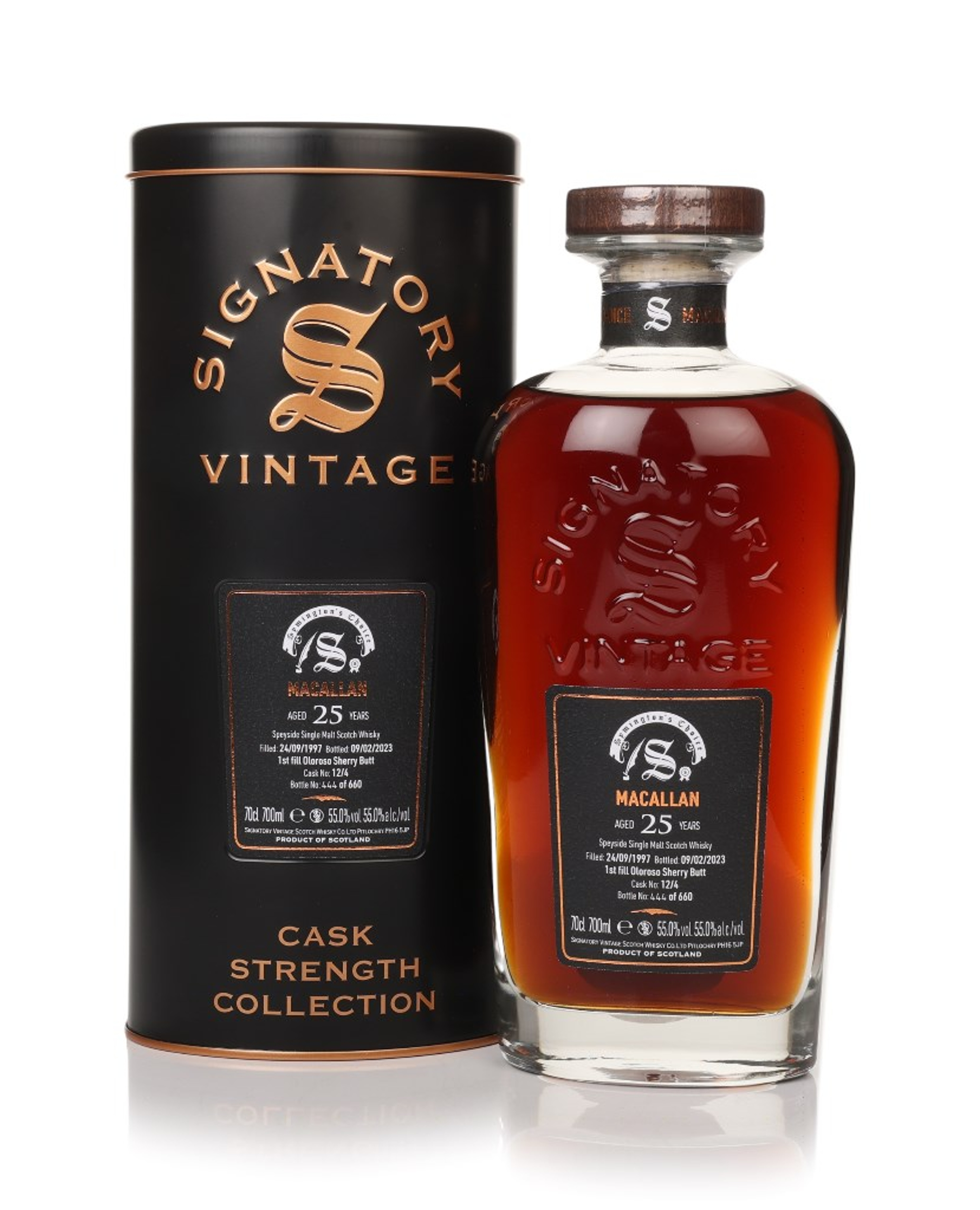 Macallan 25 Year Old 1997 (cask 12/4) - Cask Strength Collection (Signatory) 70cl