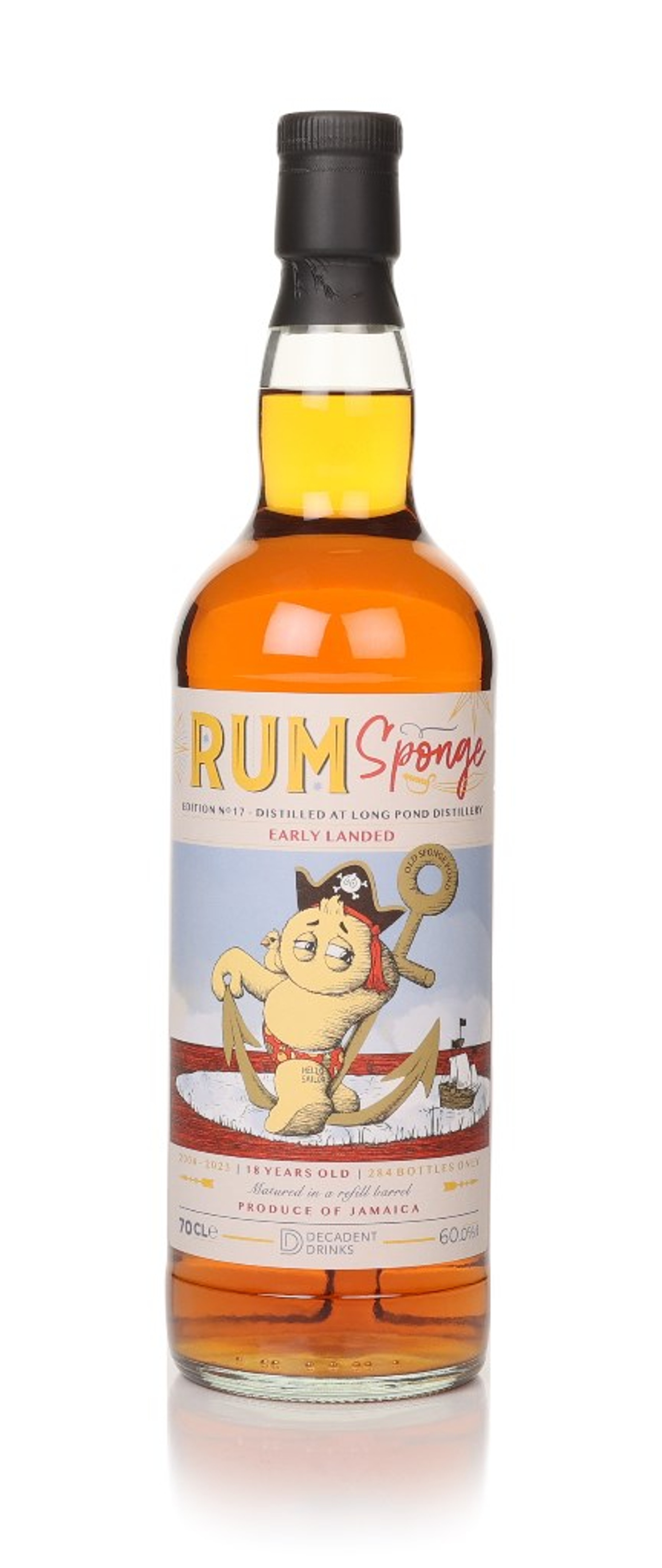 Long Pond 18 Year Old 2004 - Rum Sponge Edition No.17 (Decadent Drinks) 70cl