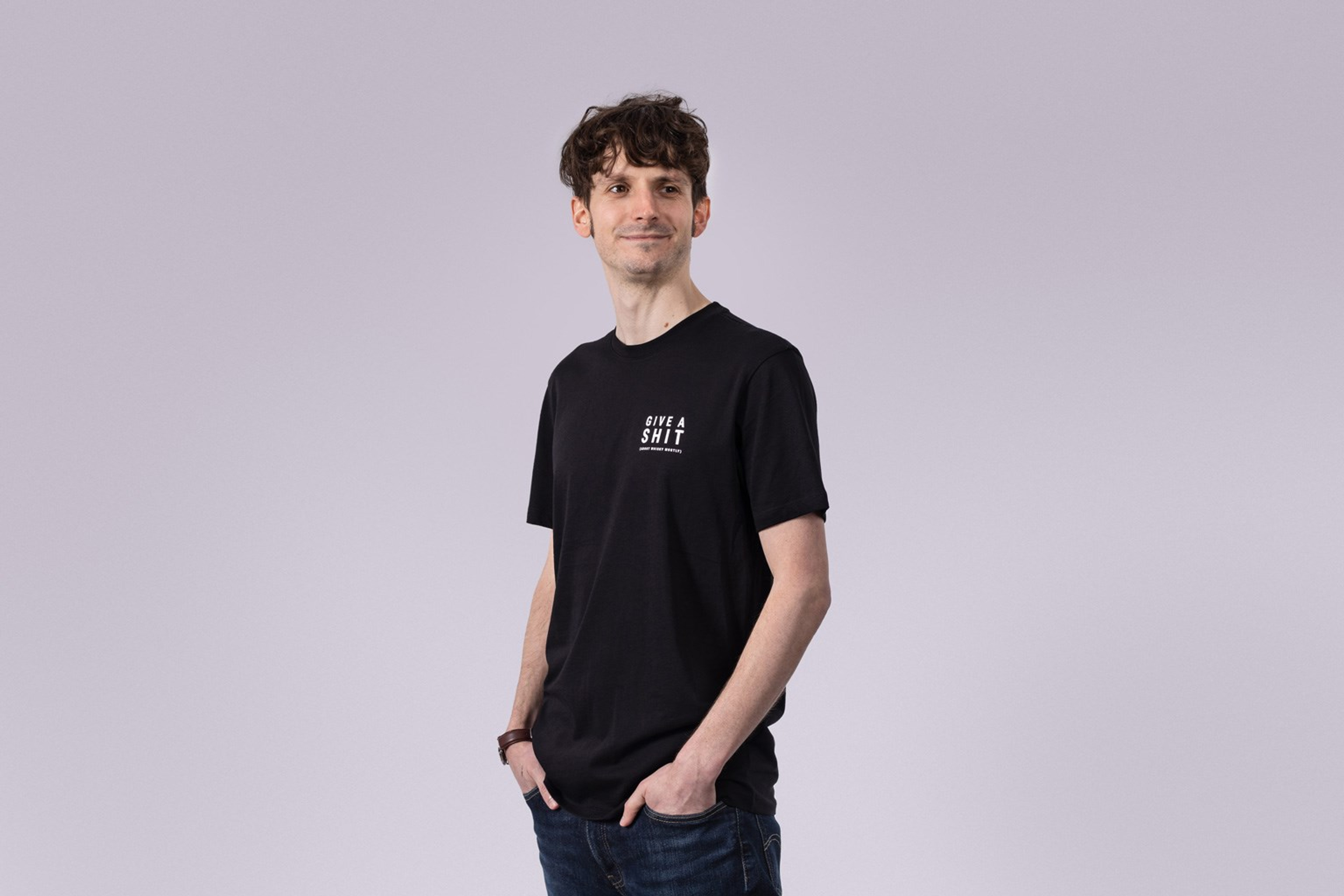 Master of Malt (Give a Shit) T-shirt Black (M)