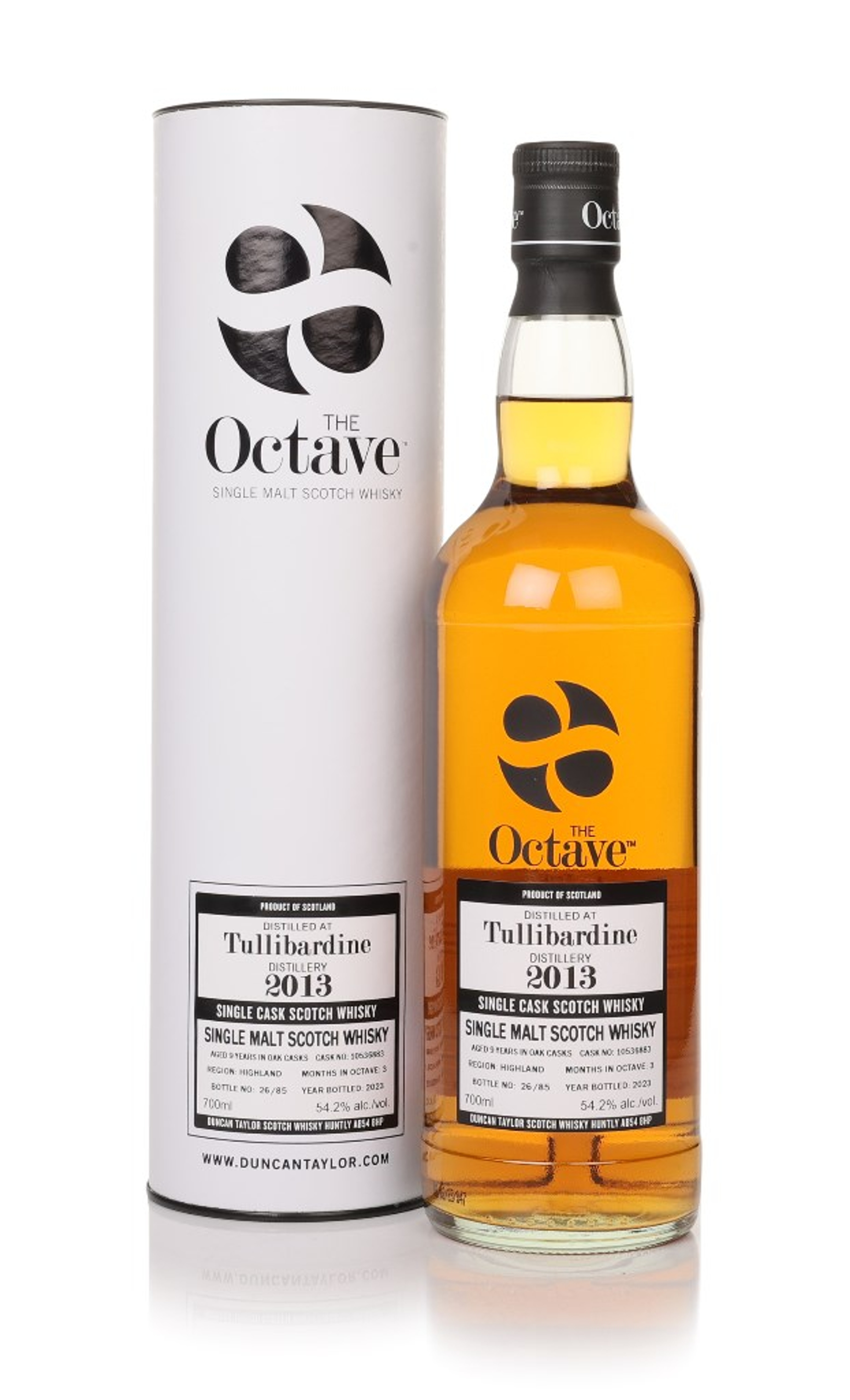 Tullibardine 9 Year Old 2013 (cask 10536883) - The Octave (Duncan Taylor) 70cl