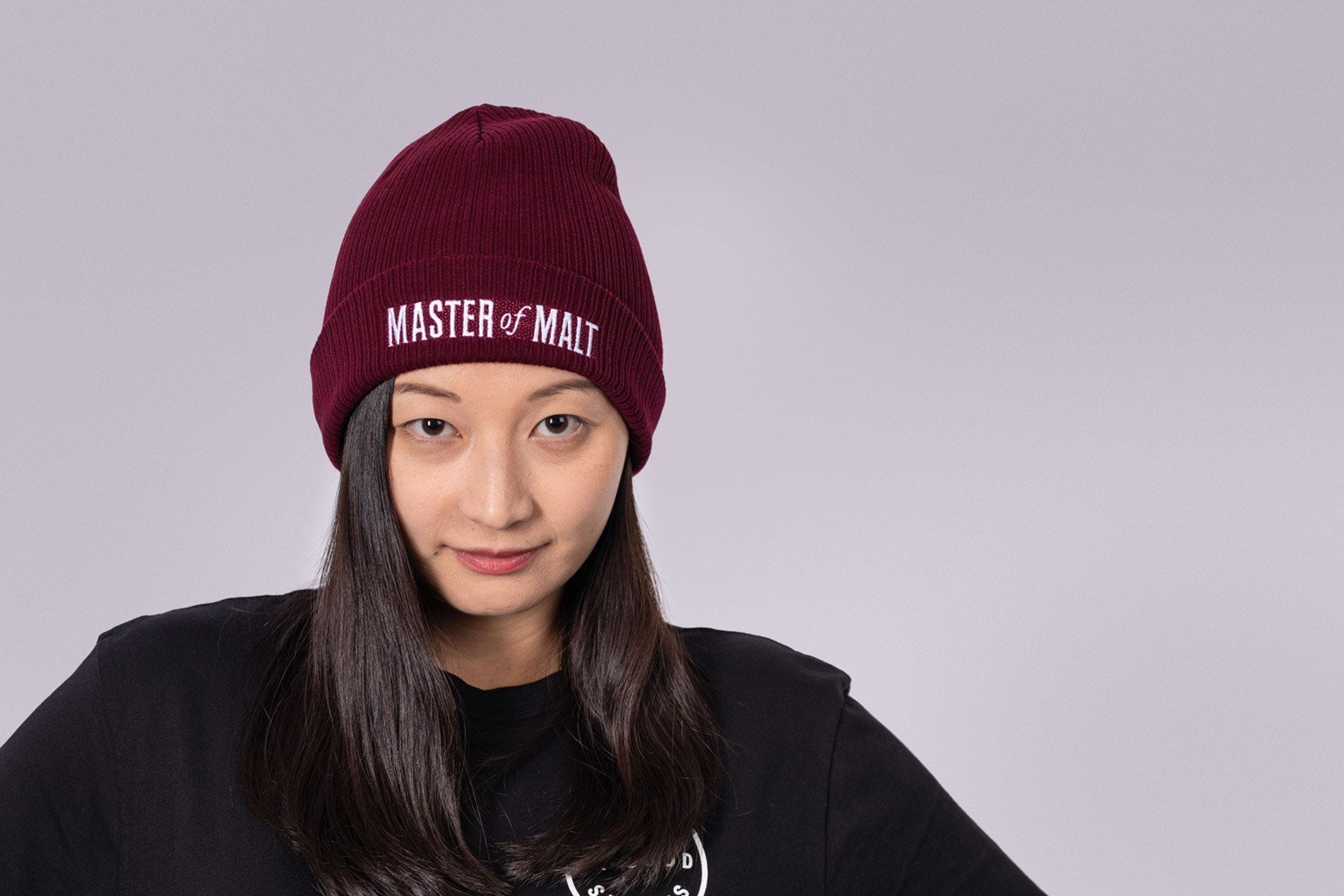 Master of Malt Beanie Burgundy