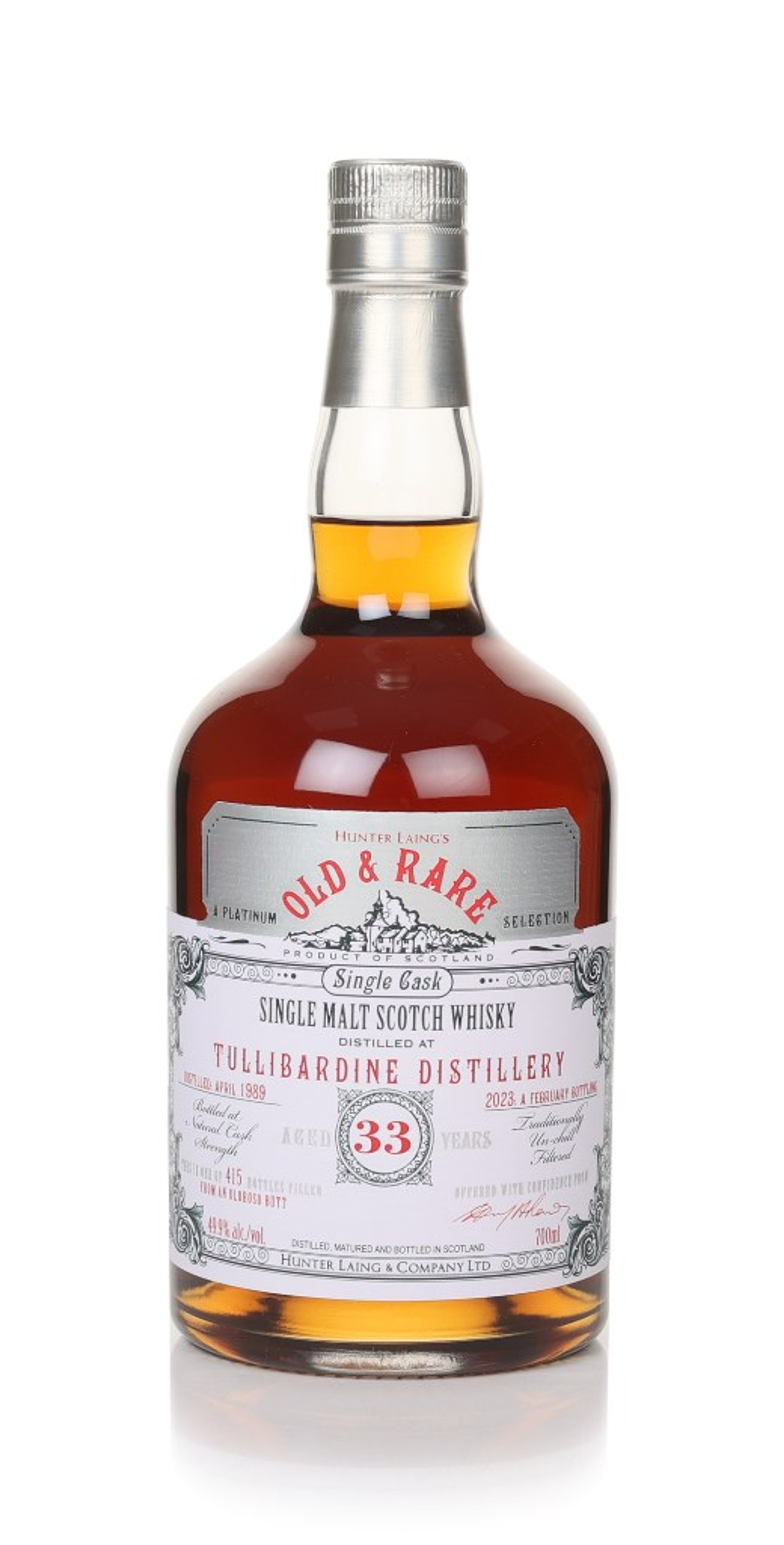 Tullibardine 33 Year Old 1989 - Old & Rare Platinum (Hunter Laing) 70cl