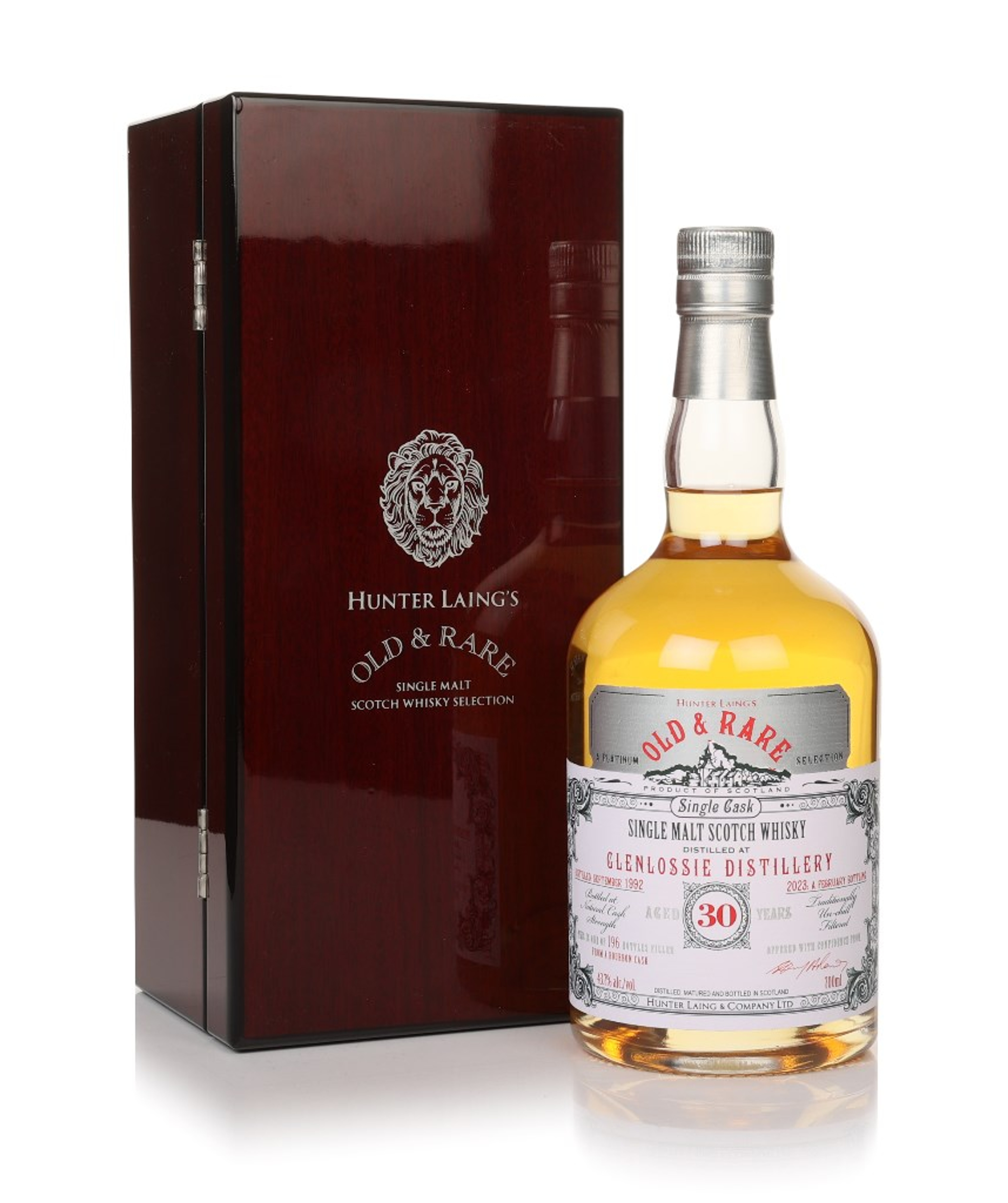 Glenlossie 30 Year Old 1992 - Old & Rare Platinum (Hunter Laing) 70cl