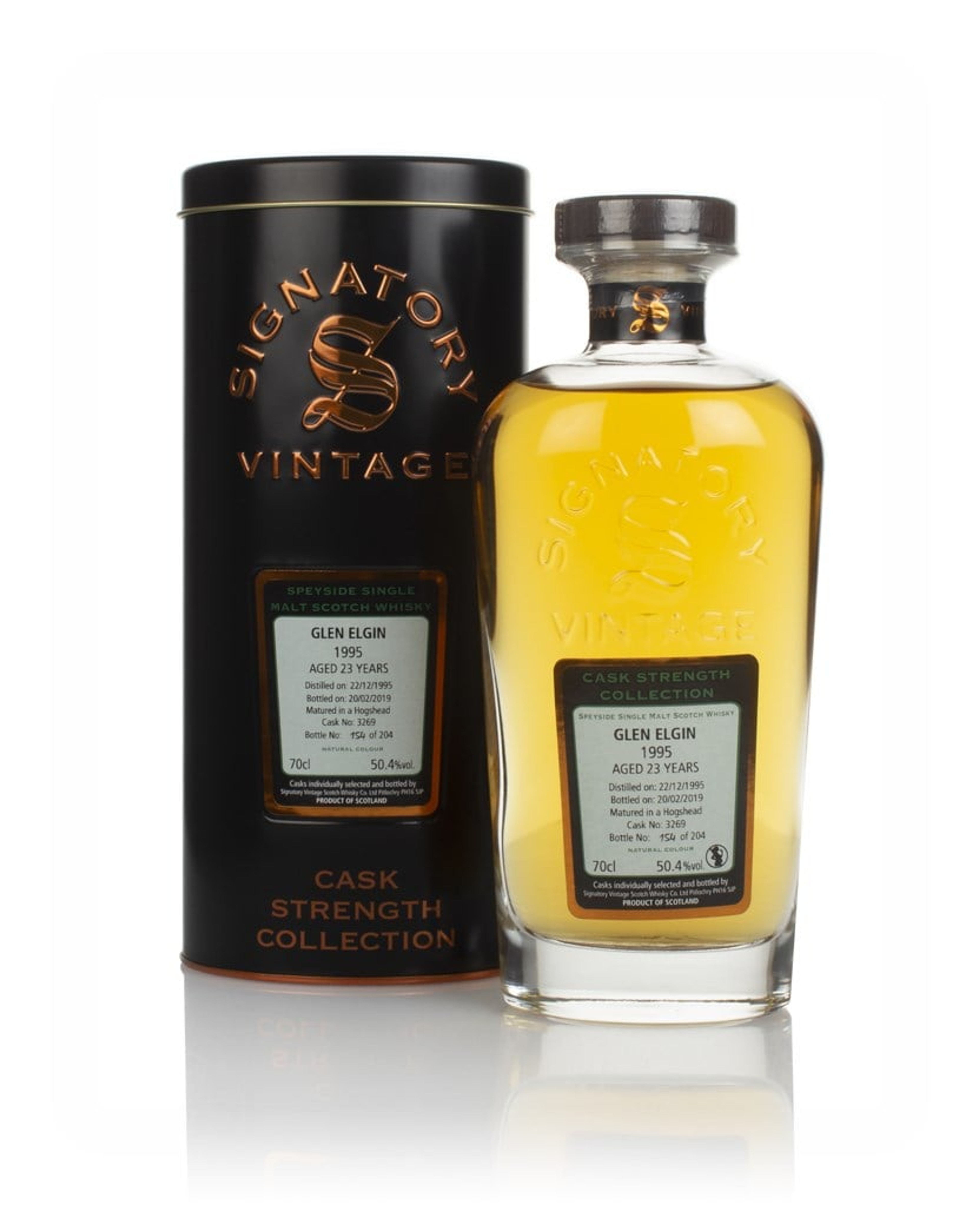 Glen Elgin 23 Year Old 1995 (cask 3269) - Cask Strength Collection (Signatory) 70cl