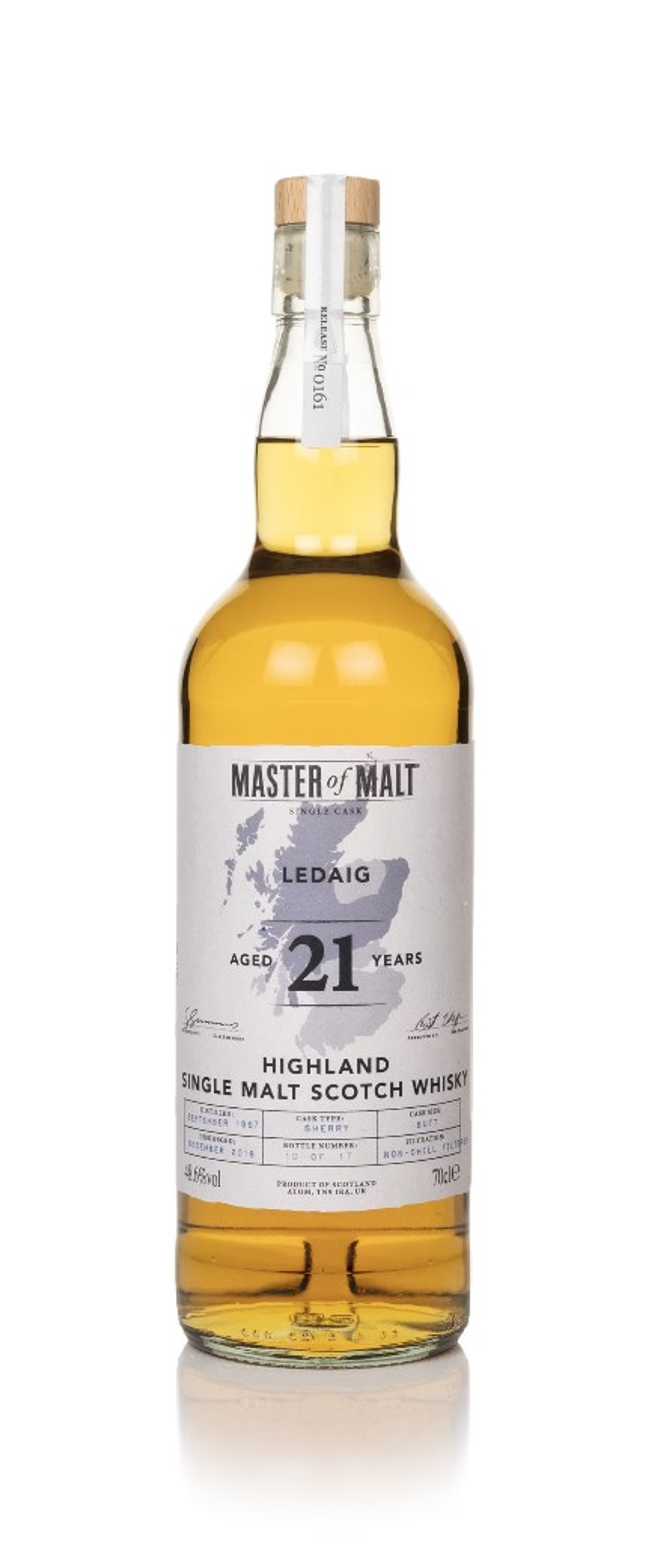 Ledaig 21 Year Old 1997 Single Cask (Master of Malt) 70cl