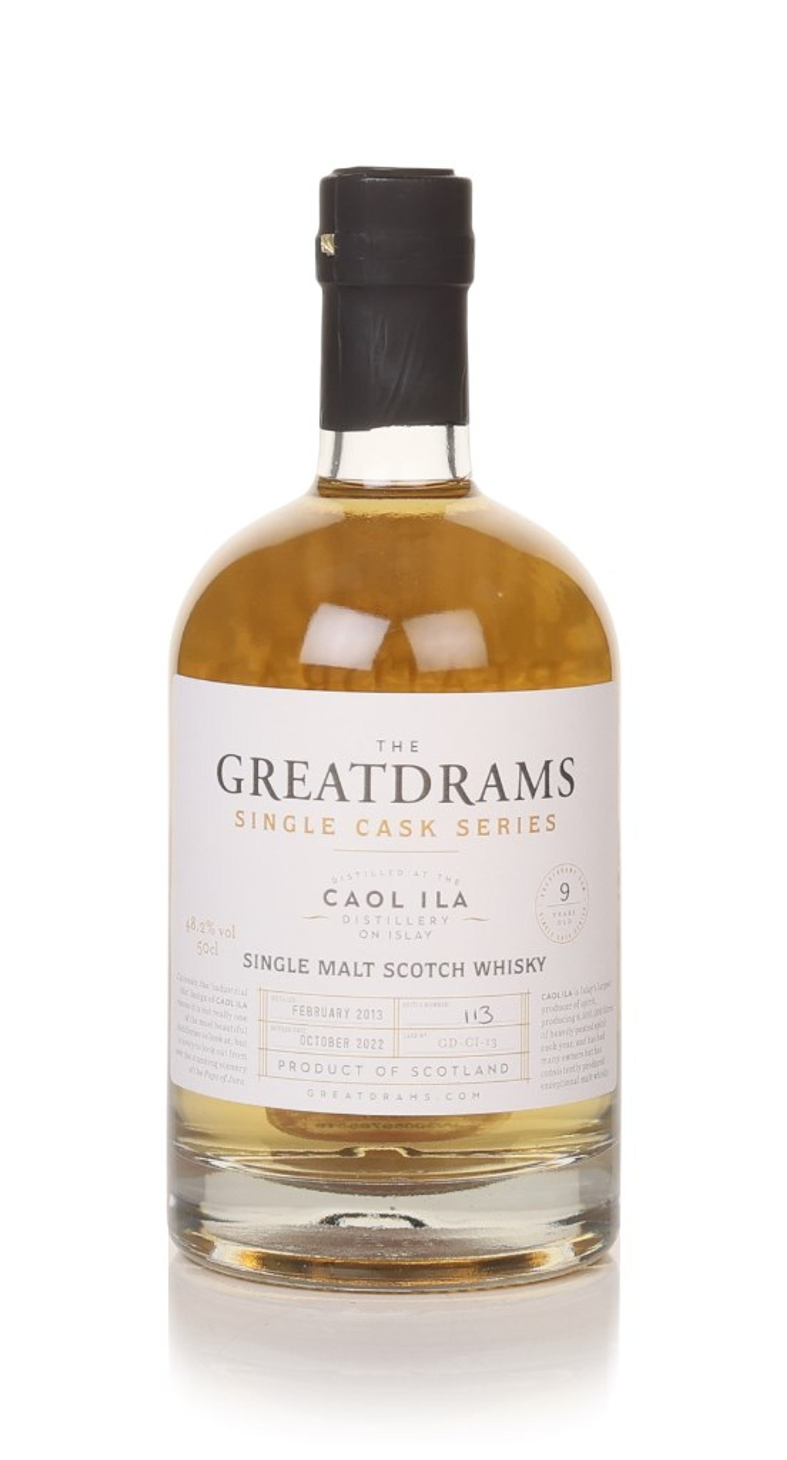 Caol Ila 9 Year Old  2013 - Single Cask Series (GreatDrams) 50cl
