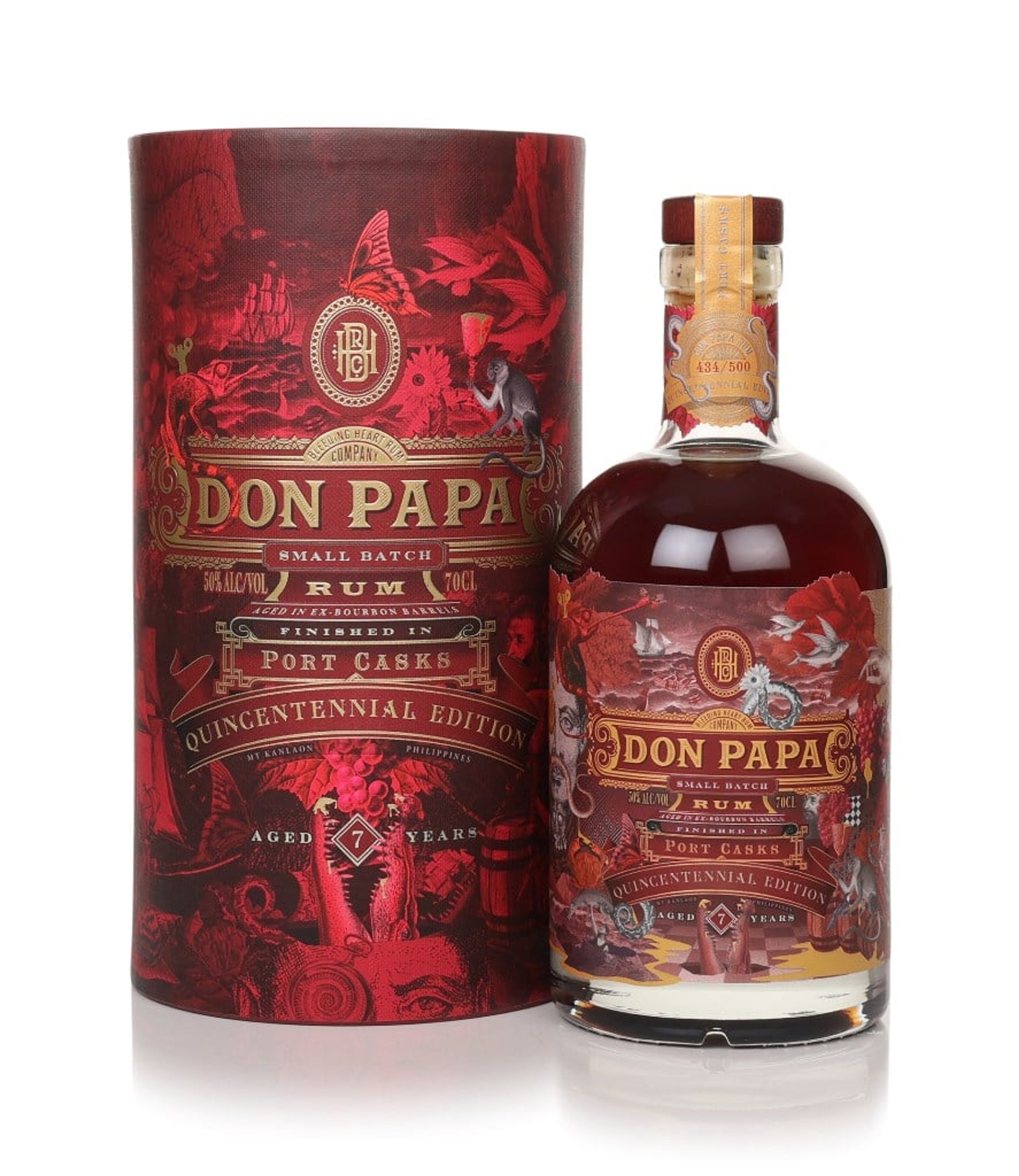 Don Papa 7 Year Old Port Casks Finish - Quincentennial Edition 70cl