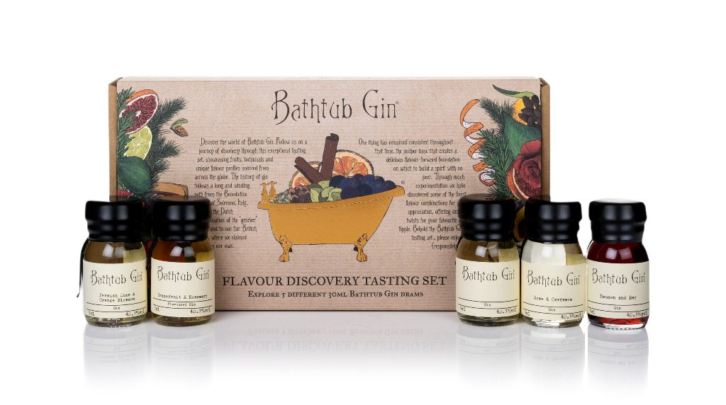 Bathtub Gin - Flavour Discovery Tasting Set 15cl