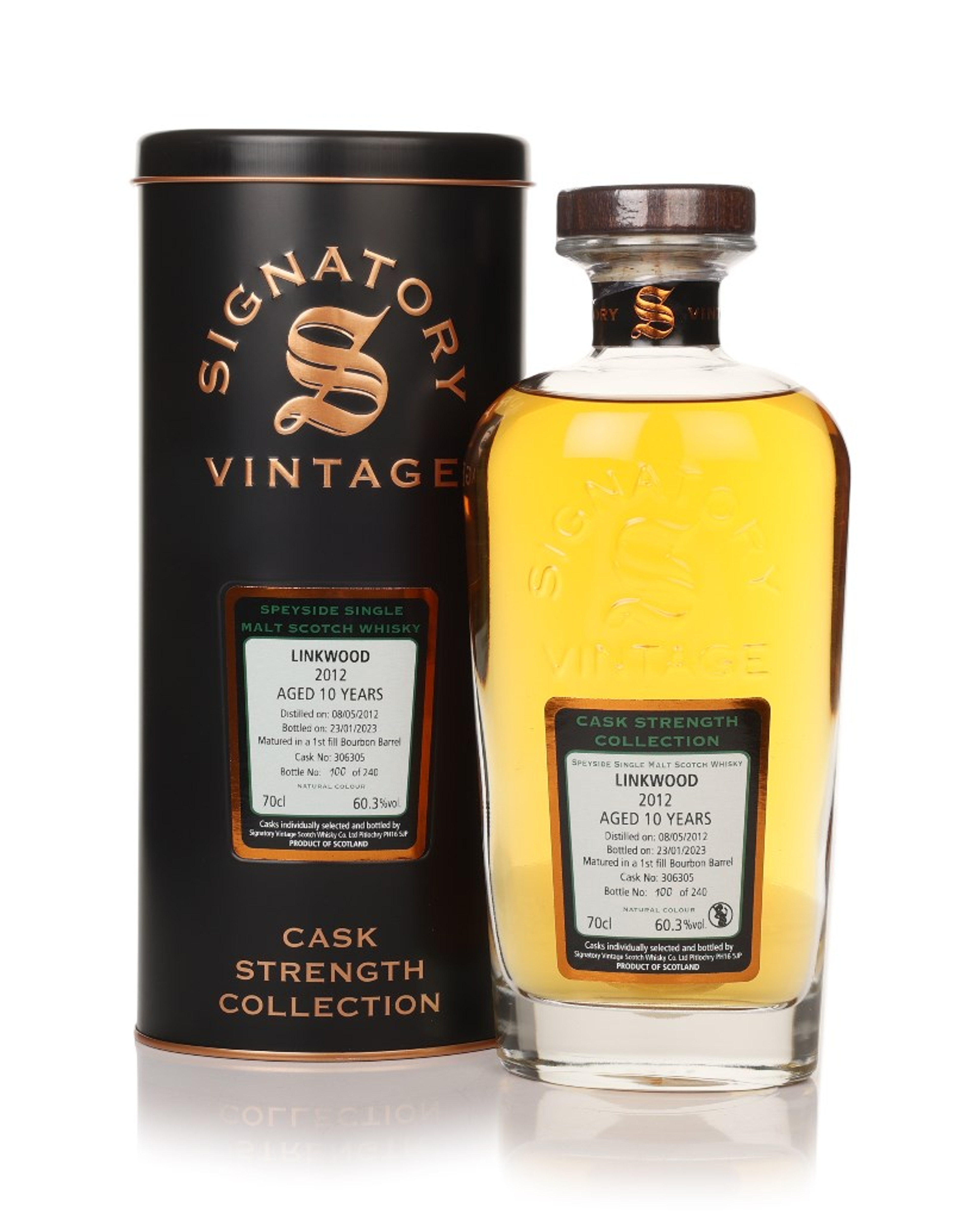 Linkwood 10 Year Old 2012 (cask 306305) - Cask Strength Collection (Signatory) 70cl