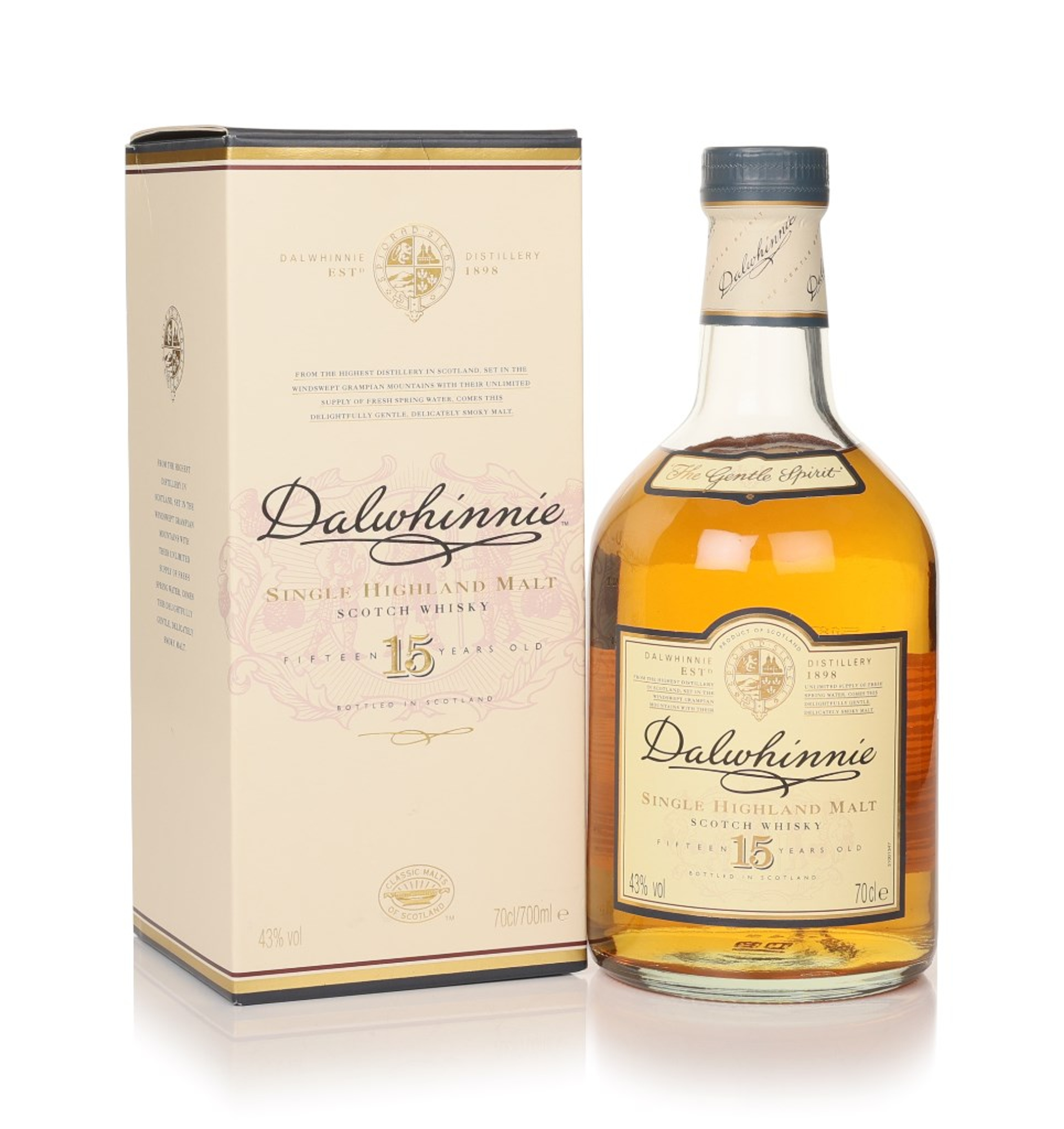 Dalwhinnie 15 Year Old - Early 2000s 70cl