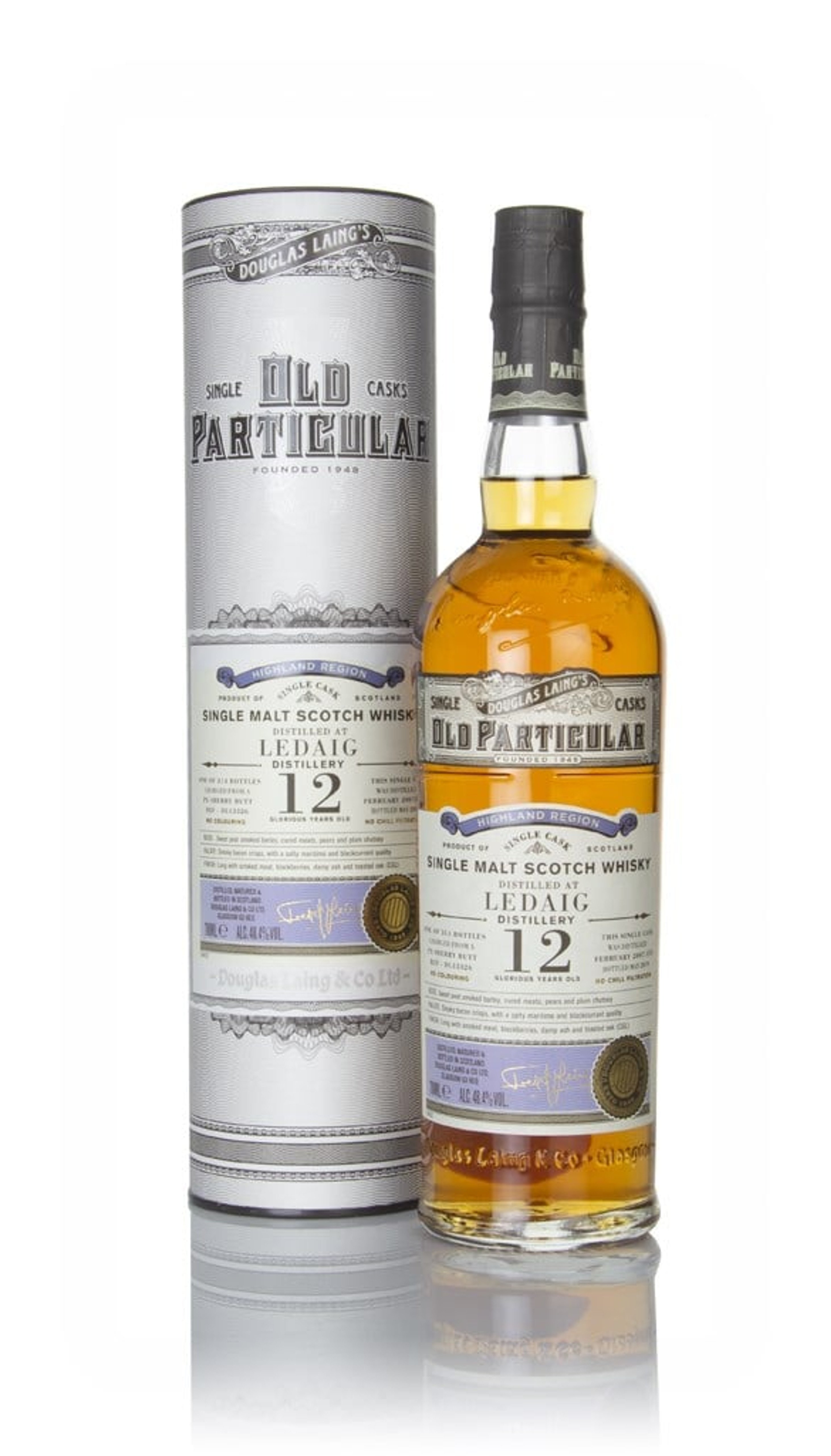Ledaig 12 Year Old 2007 (cask 13326) - Old Particular (Douglas Laing) 70cl