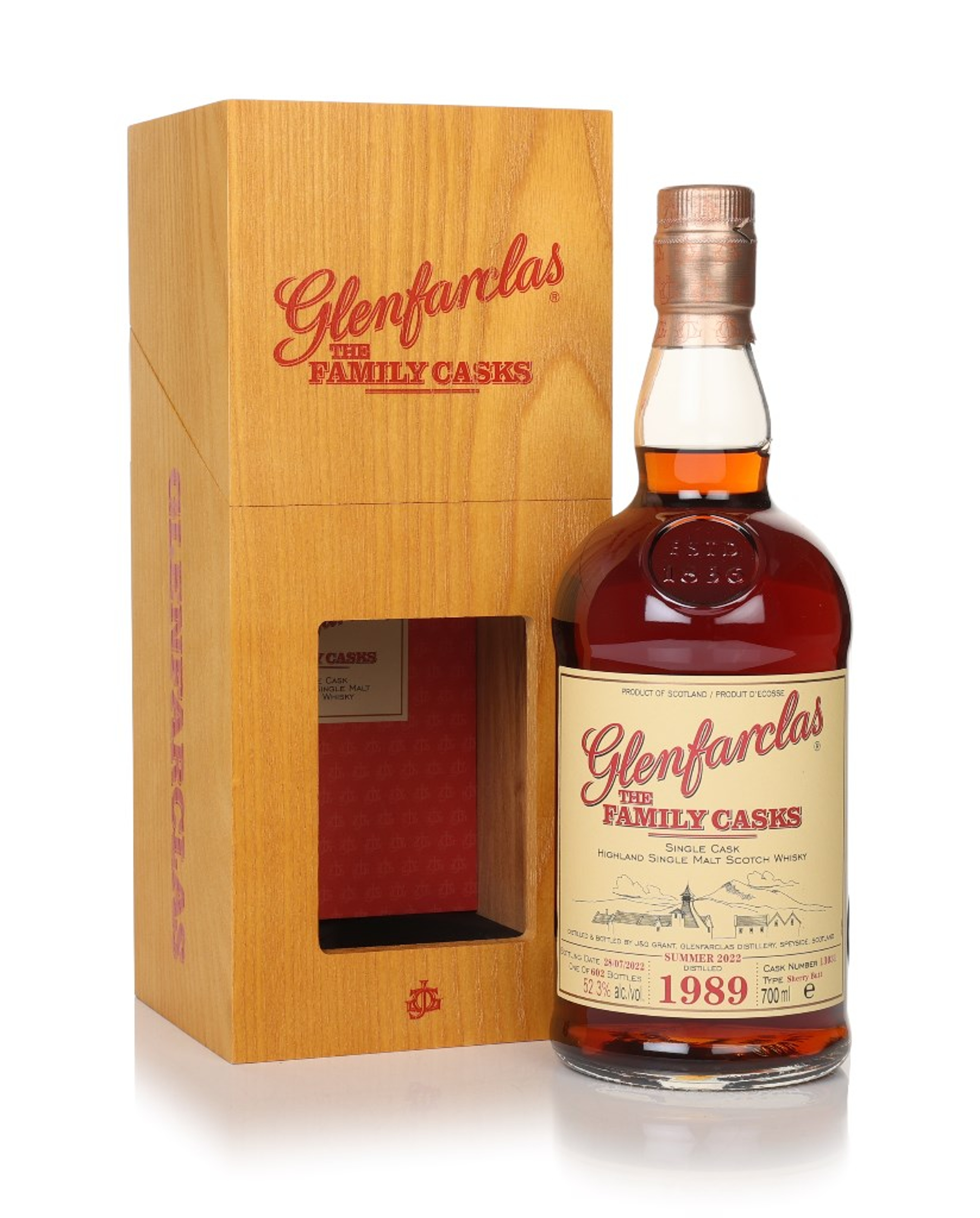 Glenfarclas 1989 (cask 13031) - Family Cask Summer 2022 Release 70cl